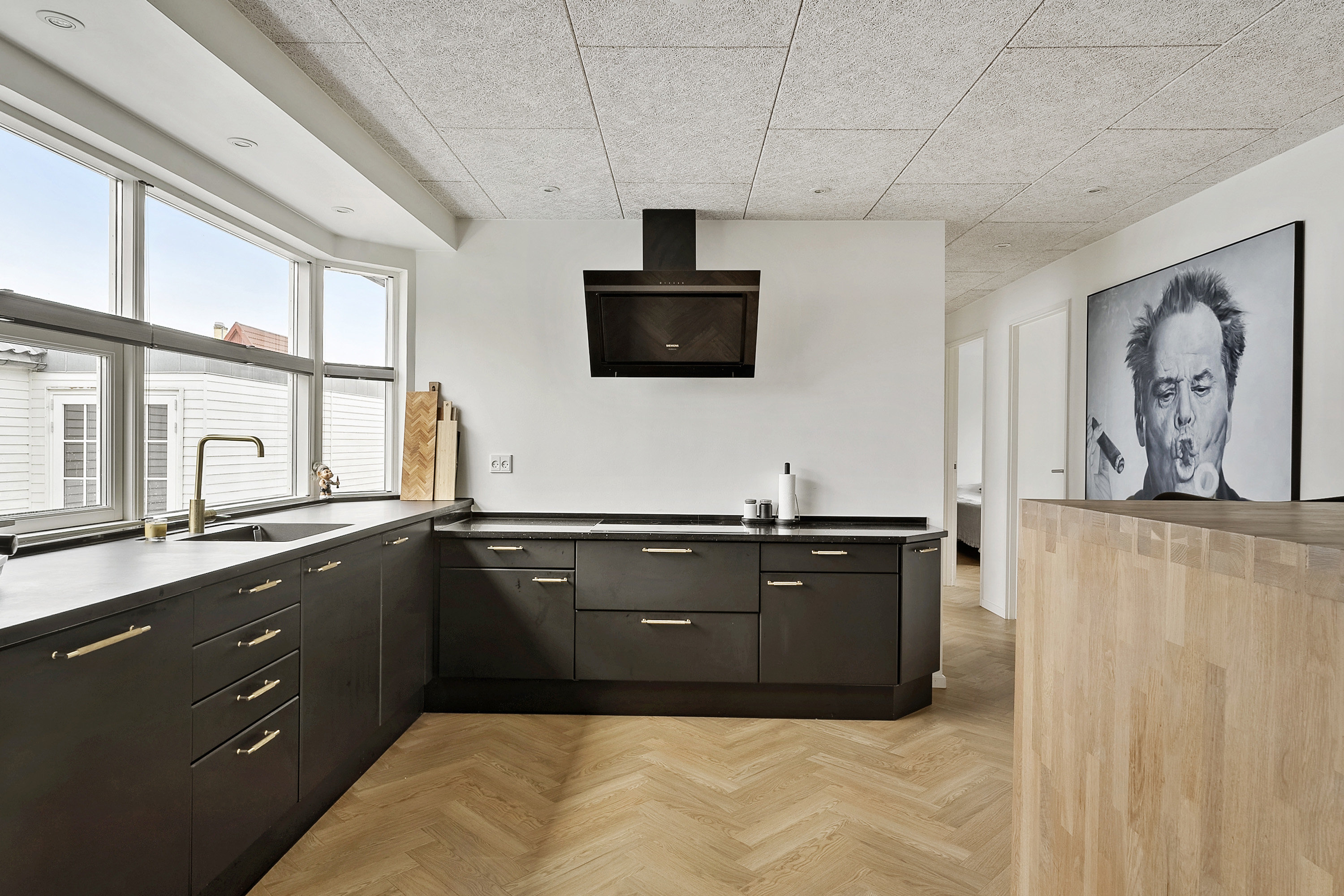 Fremhævet køkken billede i fuldskærmstilstand. Billede af Stevedorevej 6A, 8700 Horsens