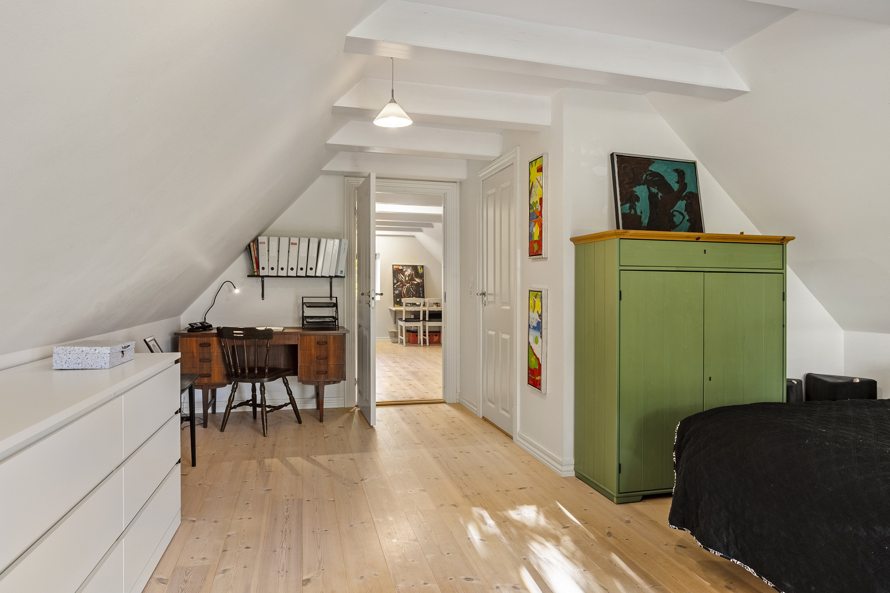 Fremhævet soveværelse billede i fuldskærmstilstand. Billede af Vesterled 140, 6650 Brørup