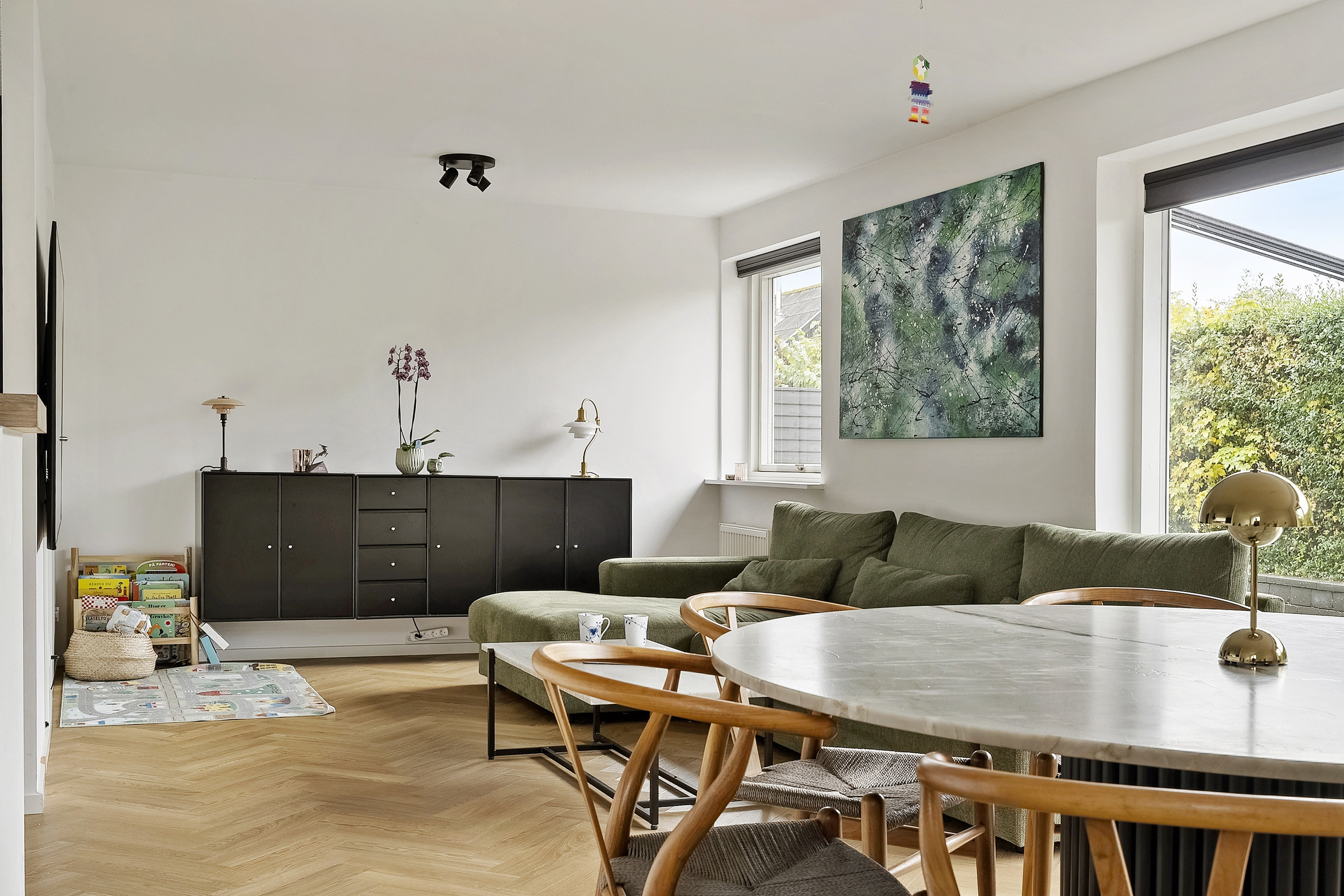 Fremhævet spisestue billede i fuldskærmstilstand. Billede af Stevedorevej 6A, 8700 Horsens