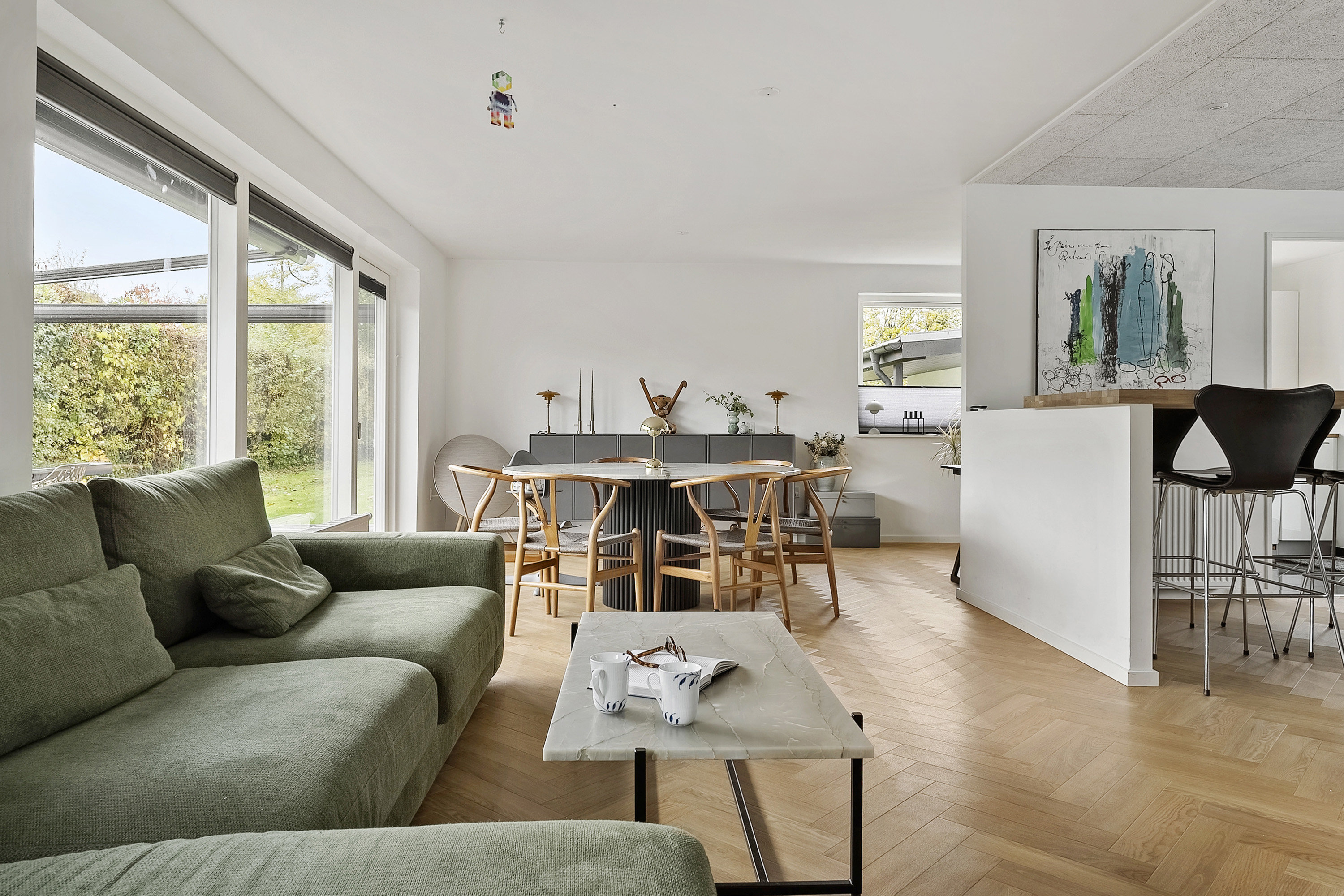 Fremhævet stue billede i fuldskærmstilstand. Billede af Stevedorevej 6A, 8700 Horsens