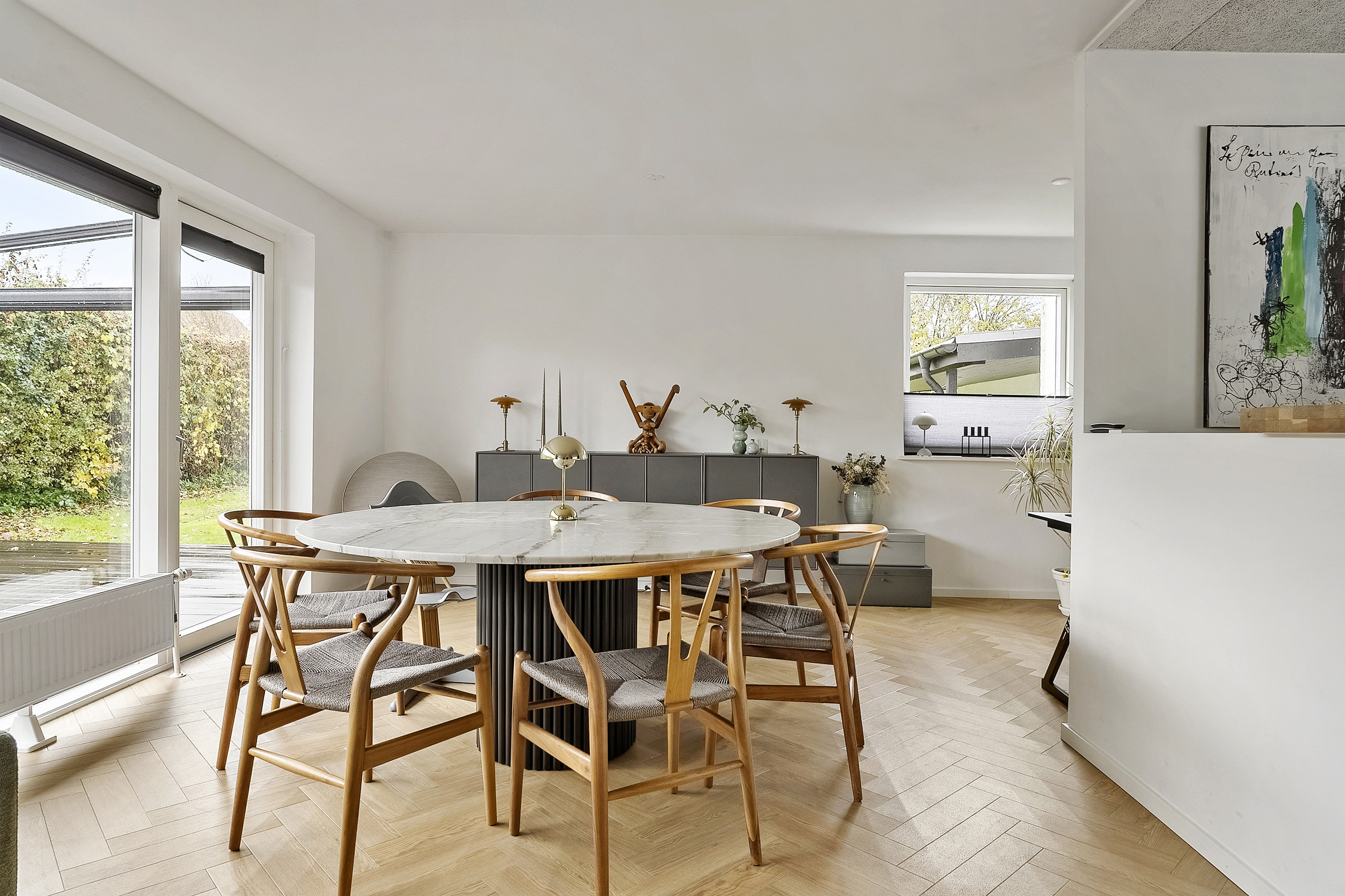 Fremhævet spisestue billede i fuldskærmstilstand. Billede af Stevedorevej 6A, 8700 Horsens