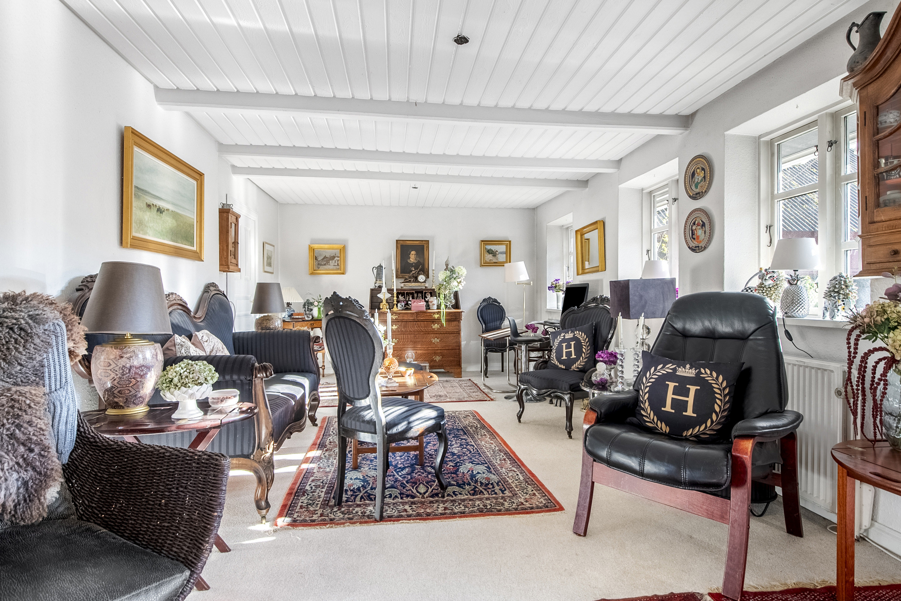 Fremhævet stue billede i fuldskærmstilstand. Billede af Rude Havvej 115, Rude, 8300 Odder