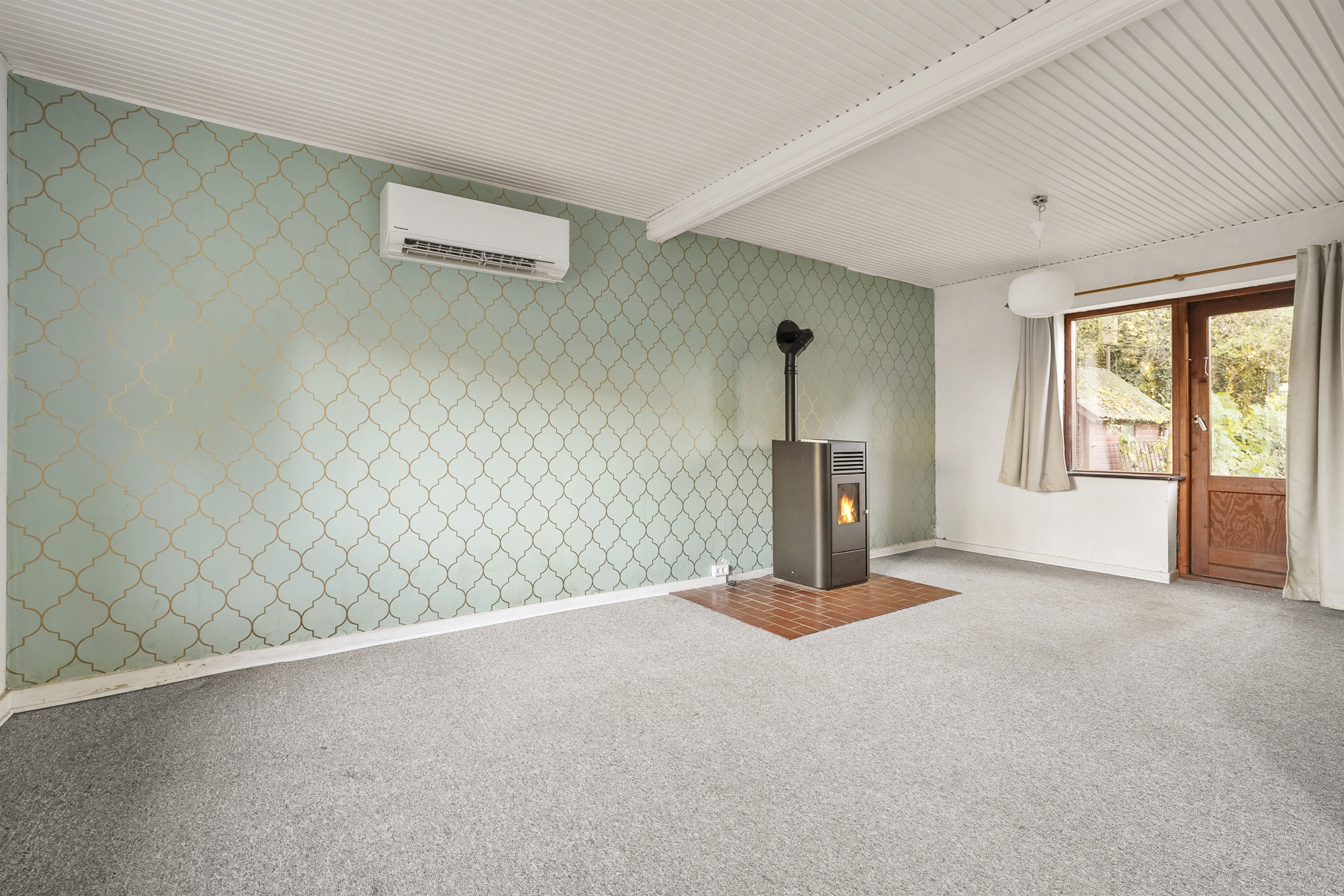 Fremhævet stue billede i fuldskærmstilstand. Billede af Ormeslevvej 24, Ormeslev, 4241 Vemmelev