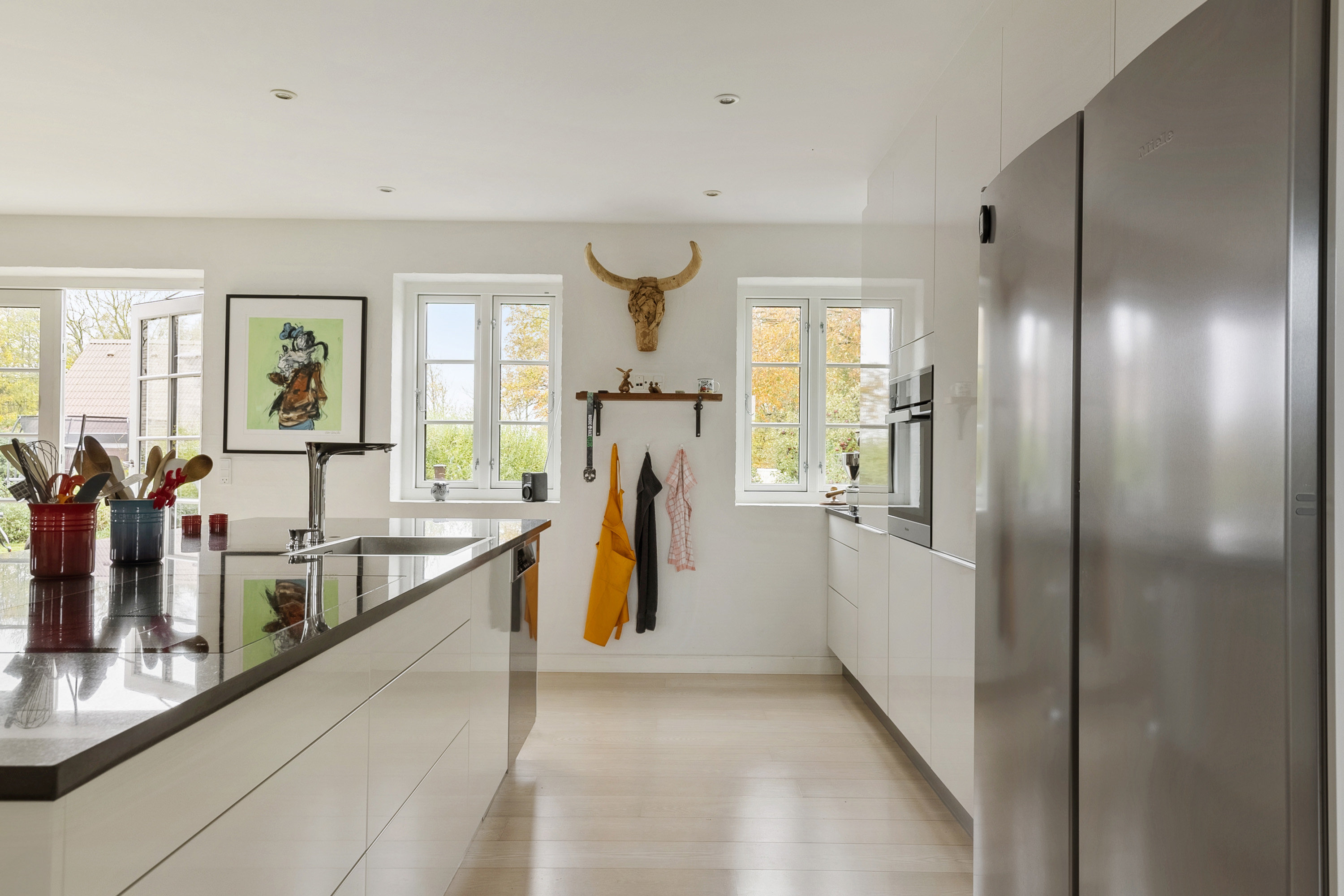 Fremhævet køkken billede i fuldskærmstilstand. Billede af Søvangsvej 13, 8355 Solbjerg