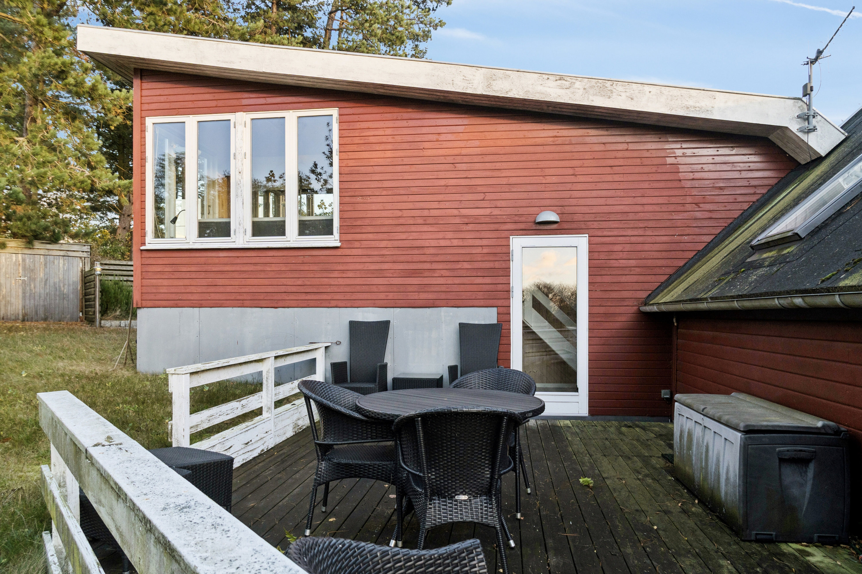 Fremhævet terrasse billede i fuldskærmstilstand. Billede af Kollevej 4, Veddinge Bk, 4540 Fårevejle