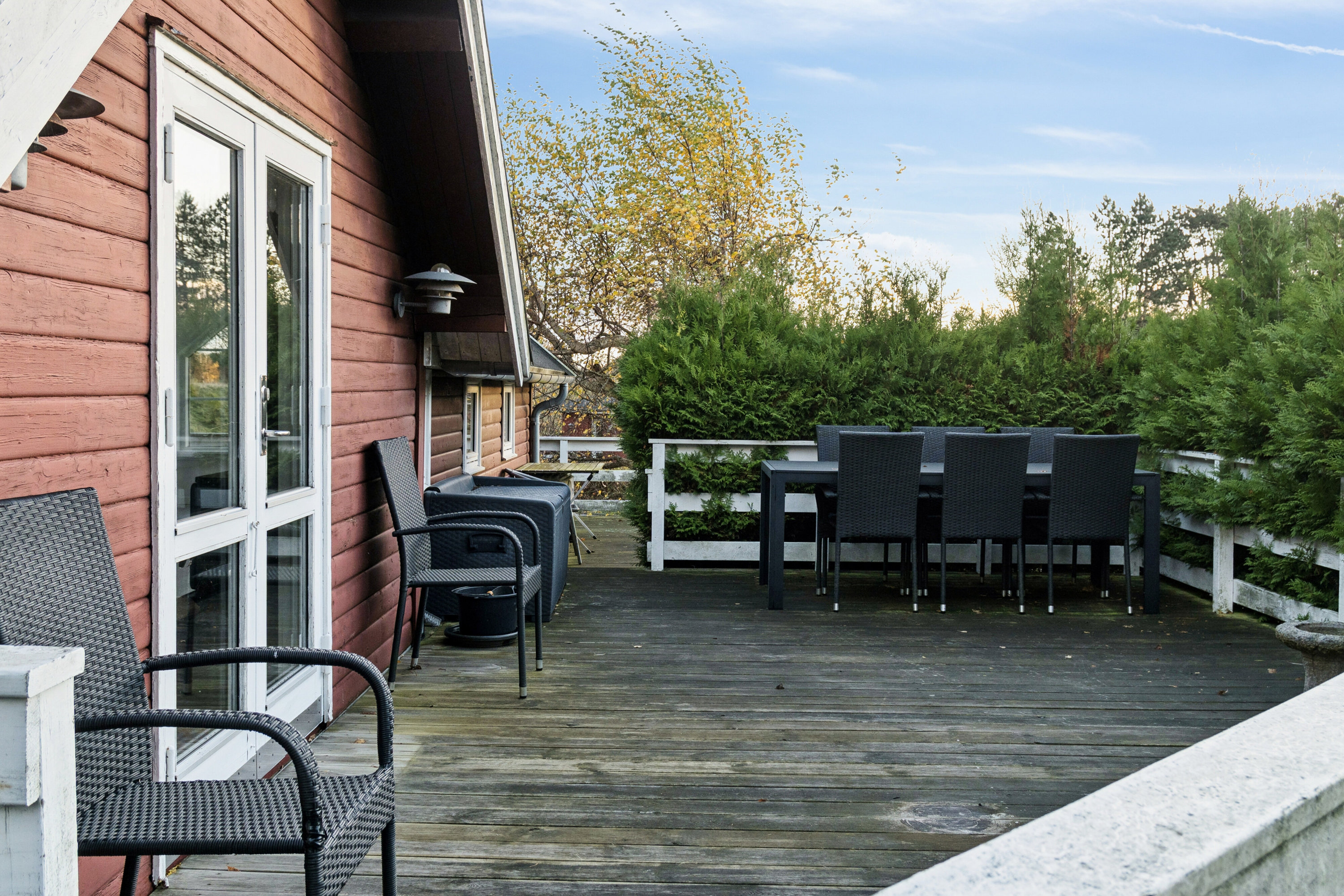 Fremhævet terrasse billede i fuldskærmstilstand. Billede af Kollevej 4, Veddinge Bk, 4540 Fårevejle