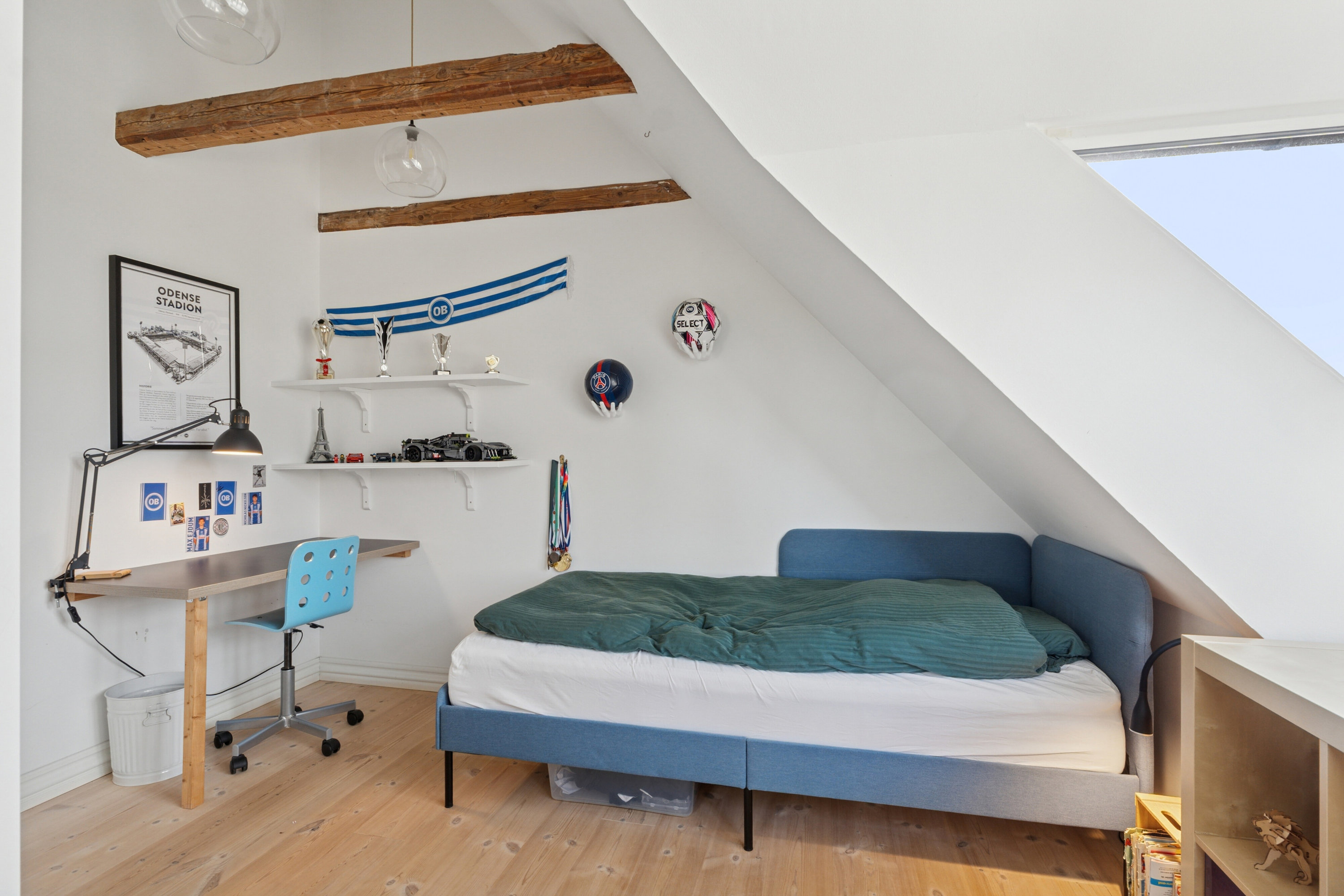 Fremhævet soveværelse billede i fuldskærmstilstand. Billede af Tårup Vestergyde 95, Tårup, 5370 Mesinge