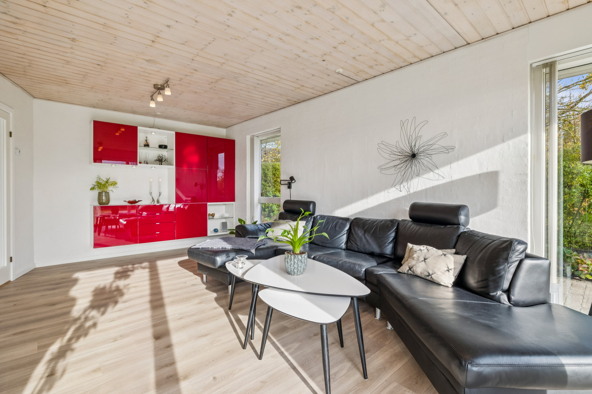 Fremhævet stue billede i fuldskærmstilstand. Billede af Lunden 5A, Haslund, 8940 Randers SV