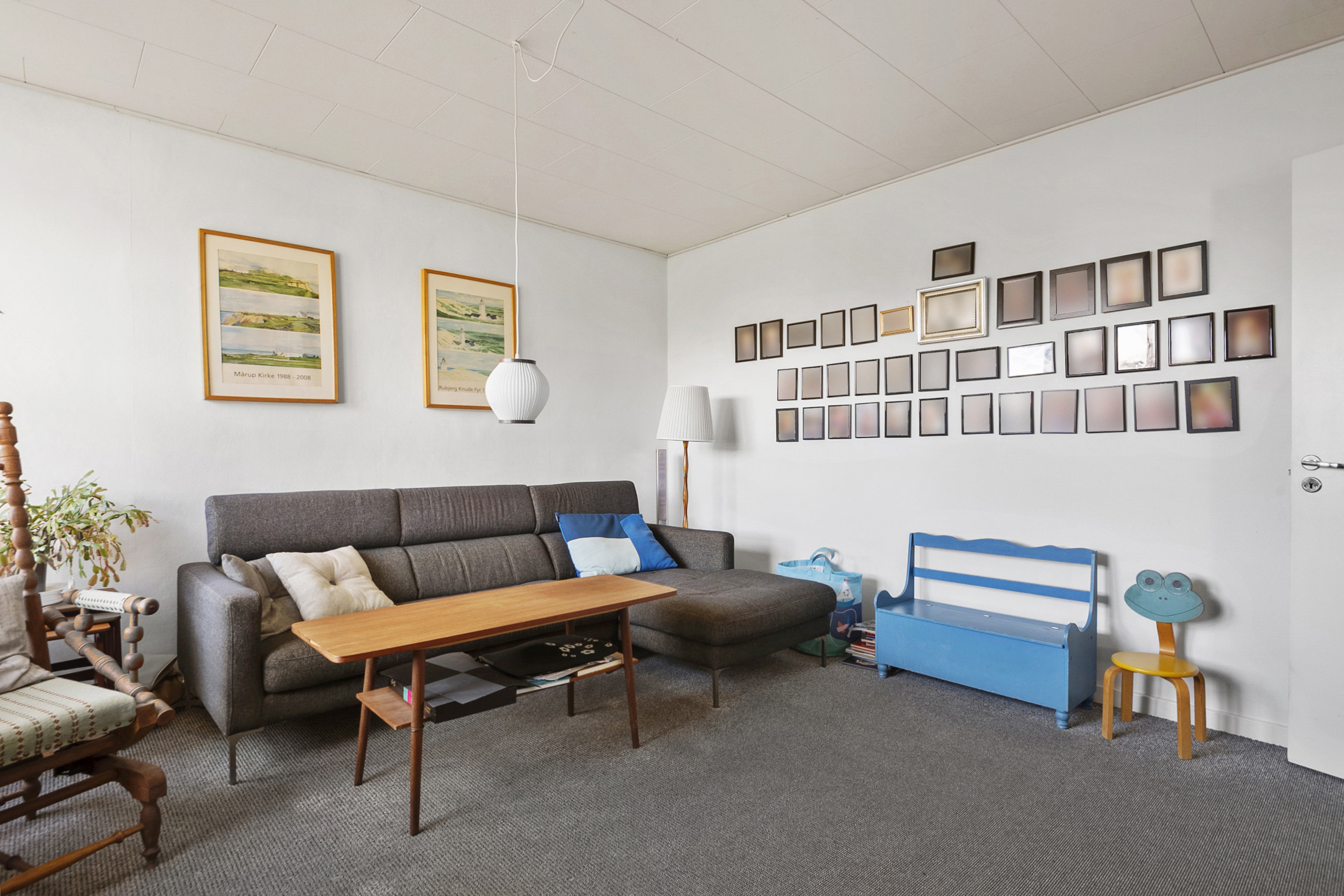 Fremhævet stue billede i fuldskærmstilstand. Billede af Ingemanns Alle 56, 6700 Esbjerg