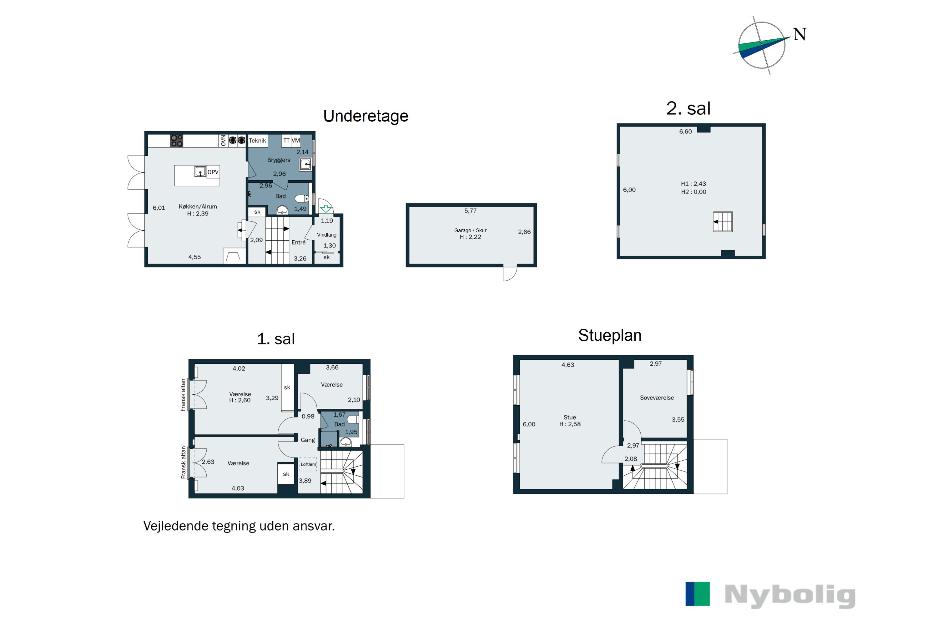 Plantegninger billede af Vingårds Alle 50, 2900 Hellerup