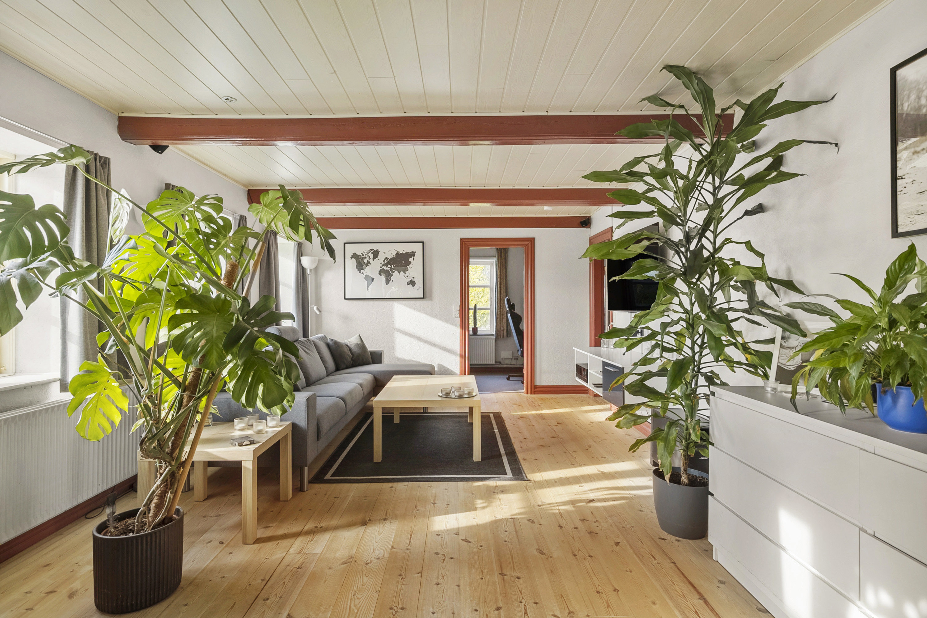 Fremhævet stue billede i fuldskærmstilstand. Billede af Kirkevej 11A, Felsted, 6200 Aabenraa