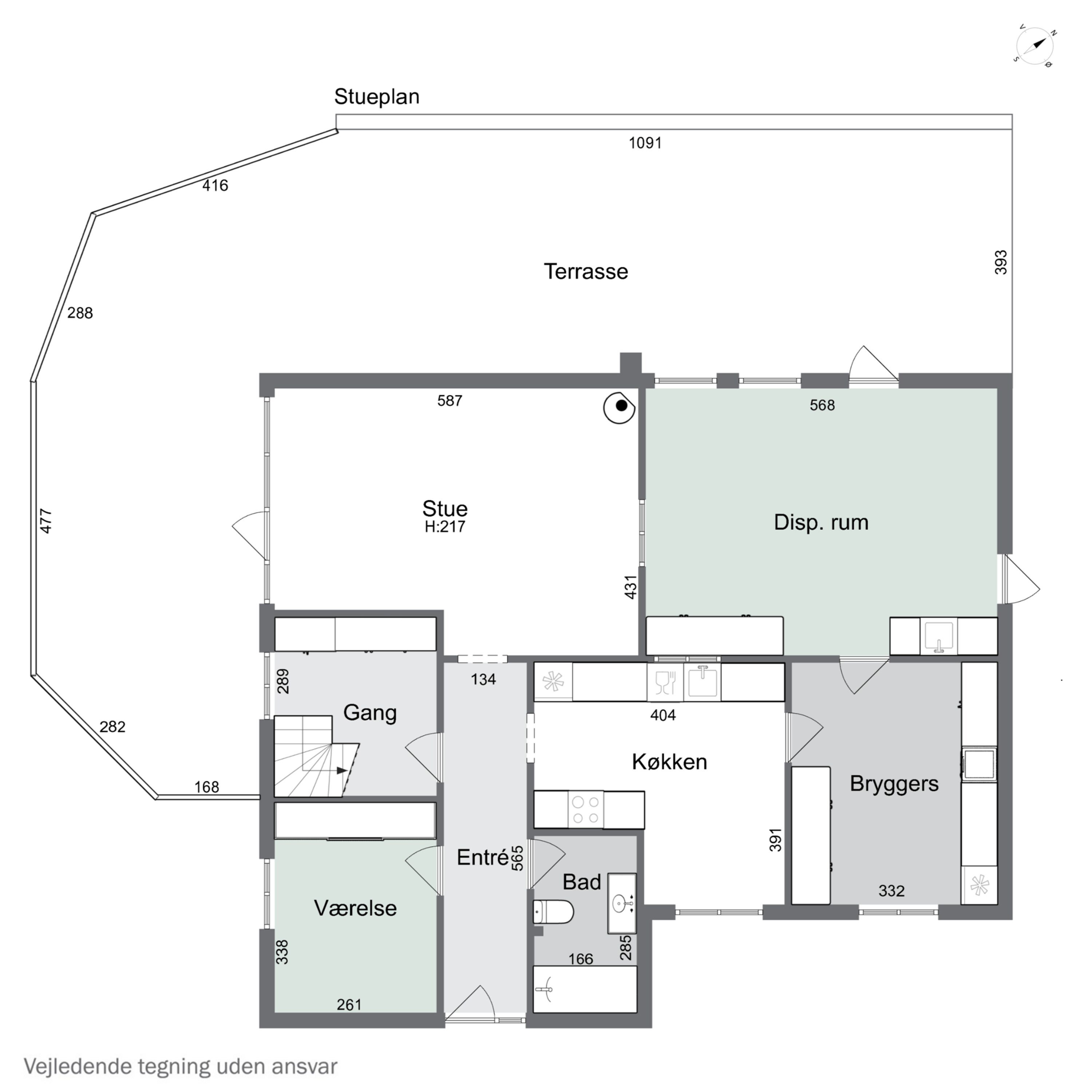 Plantegninger billede af Melby Enghavevej 7, Enghaven, 3300 Frederiksværk