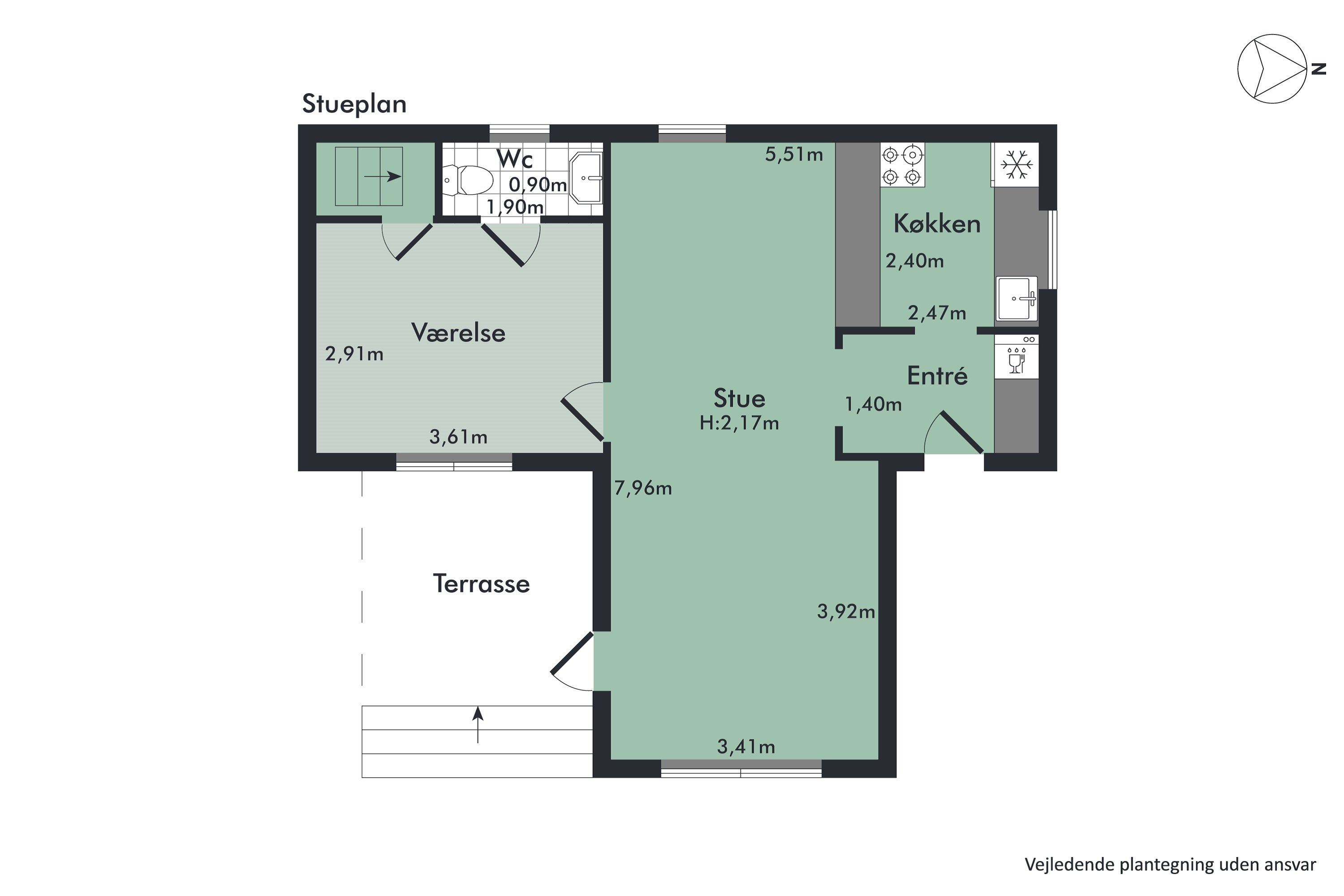 Plantegninger billede af Fasanvej 12, Assens, 9550 Mariager