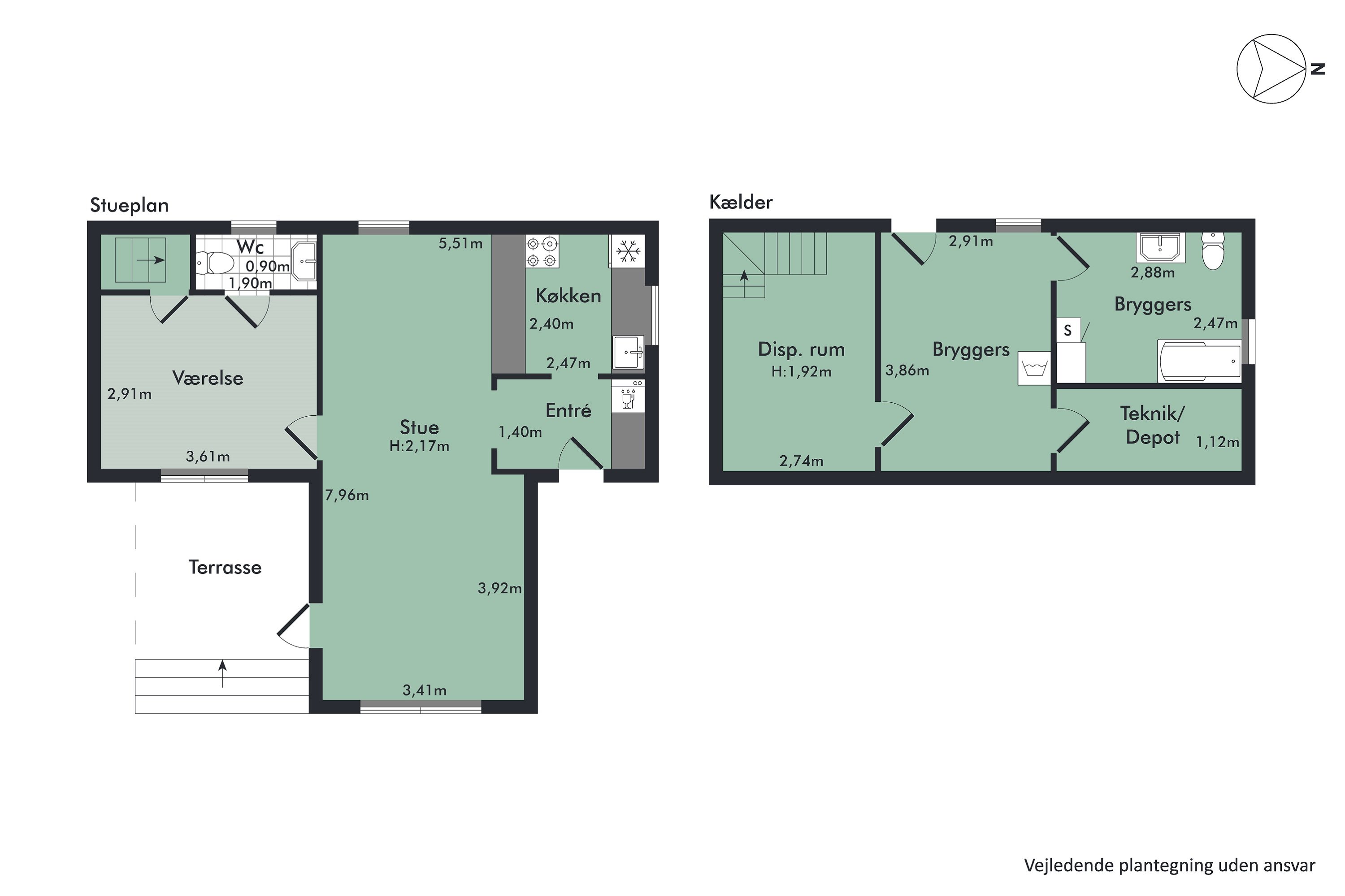 Plantegninger billede af Fasanvej 12, Assens, 9550 Mariager