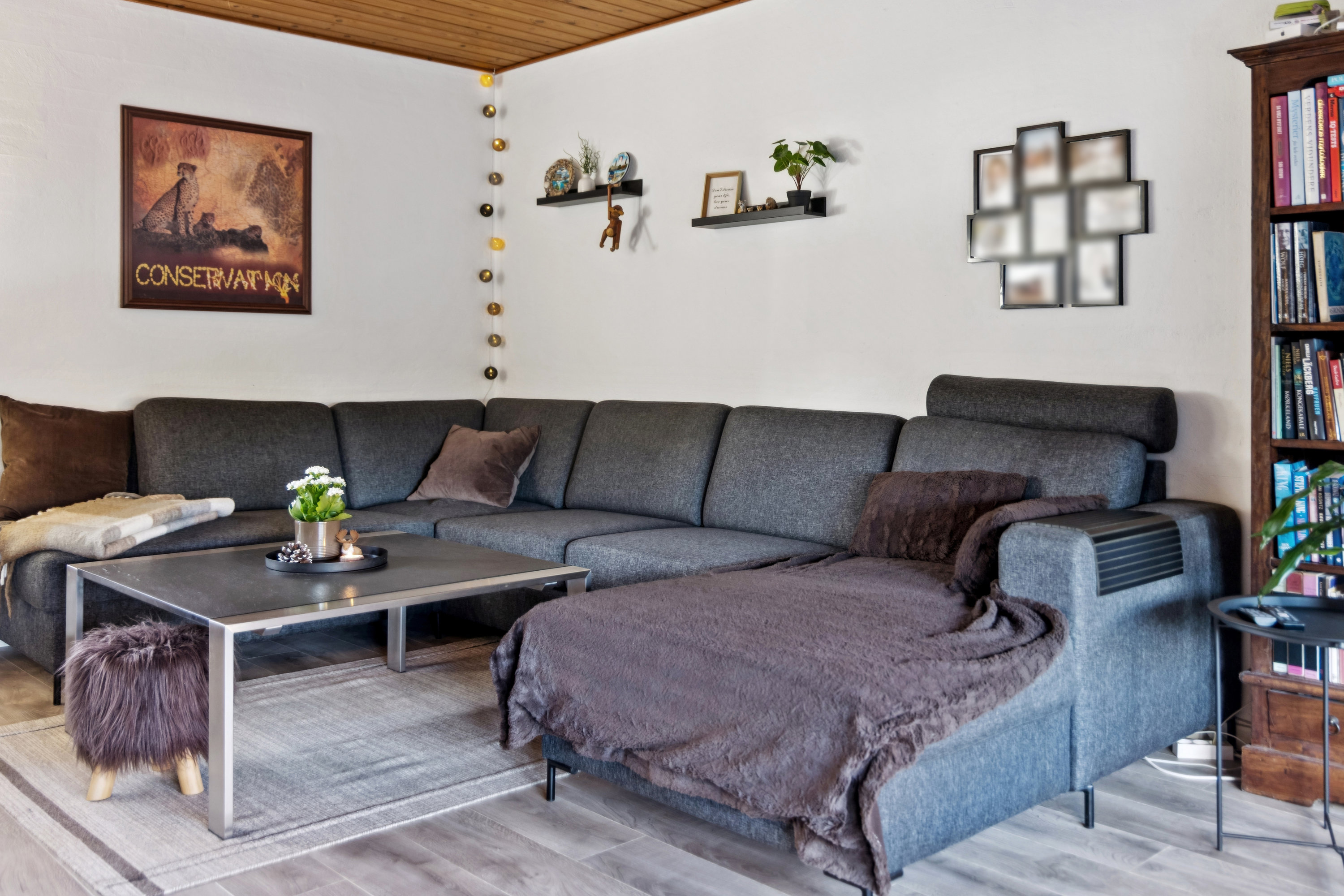 Fremhævet stue billede i fuldskærmstilstand. Billede af Ole Langes Vej 32, 9460 Brovst