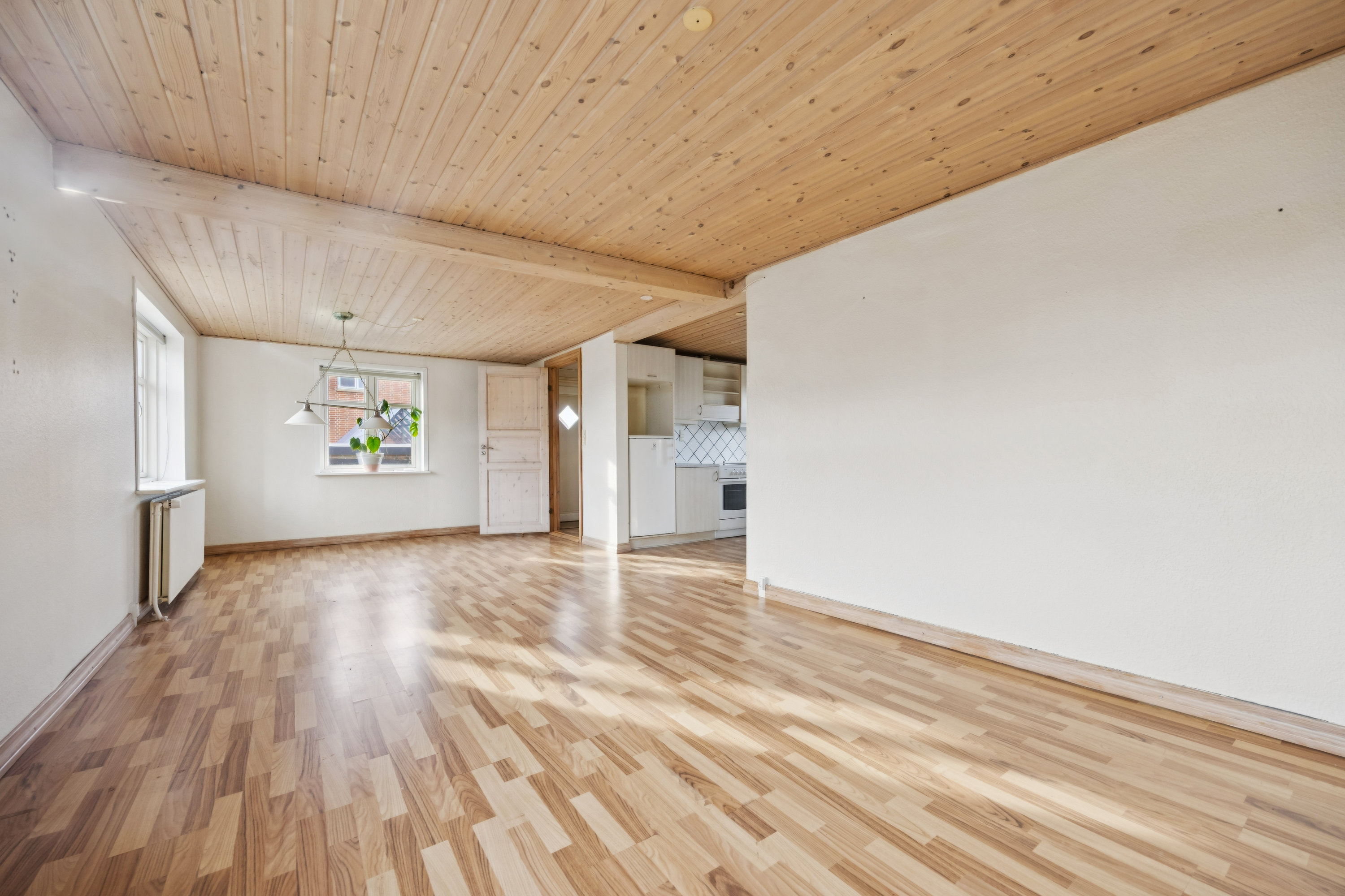 Fremhævet stue billede i fuldskærmstilstand. Billede af Vibevej 3, 9610 Nørager