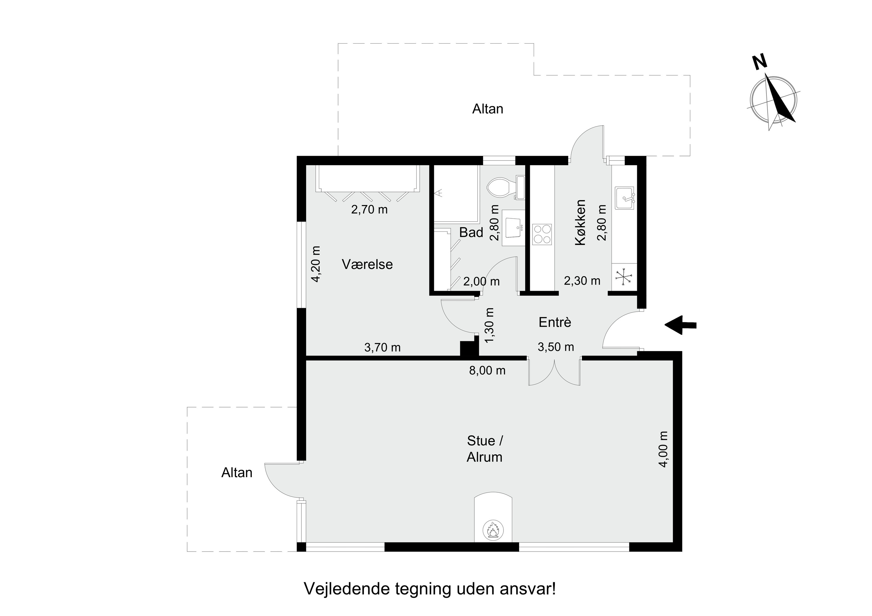 Plantegninger billede af Ansvej 55, 1., 8600 Silkeborg