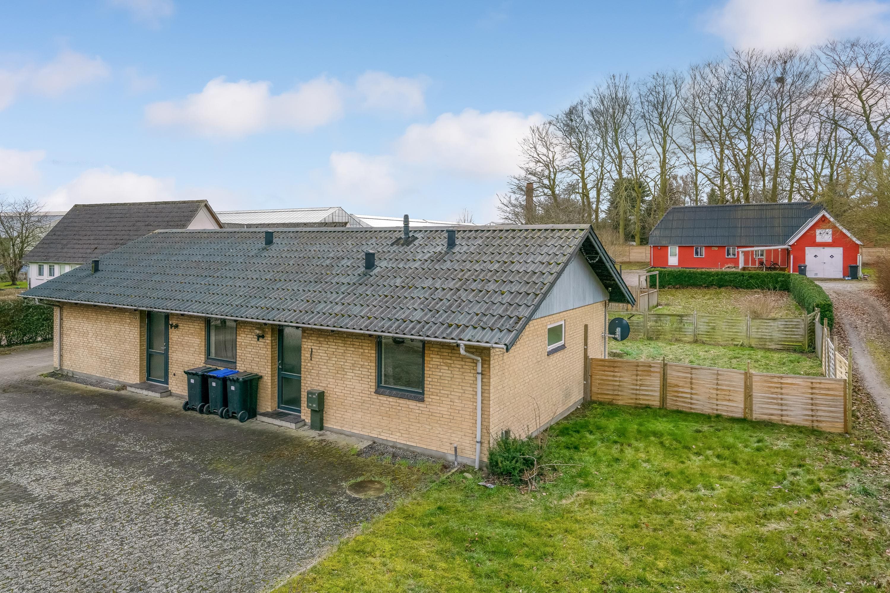 Fremhævet luftfoto billede i fuldskærmstilstand. Billede af Uggerslevvej 35A, Uggerslev, 5450 Otterup