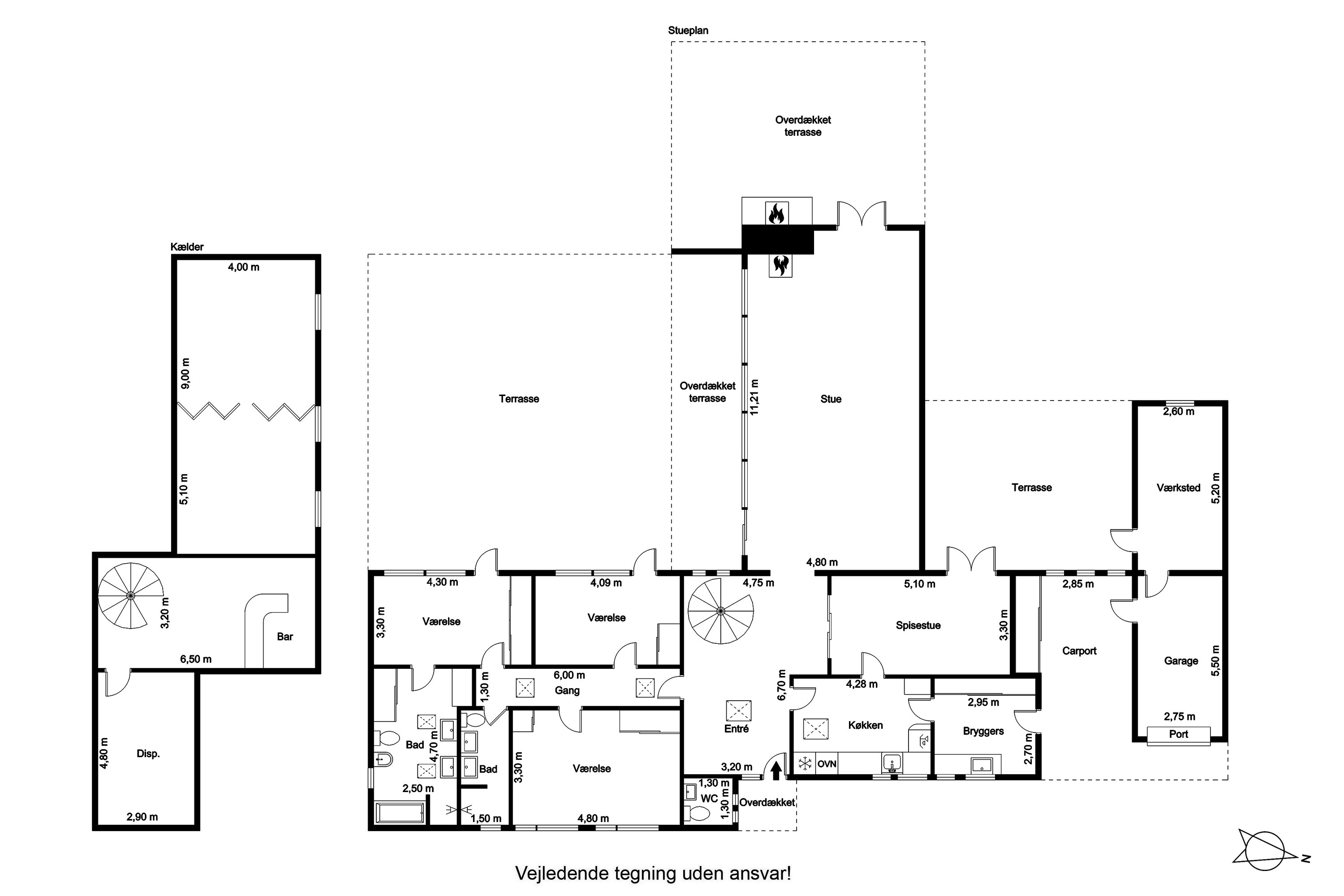 Plantegninger billede af Skovbrynet 16, 9900 Frederikshavn