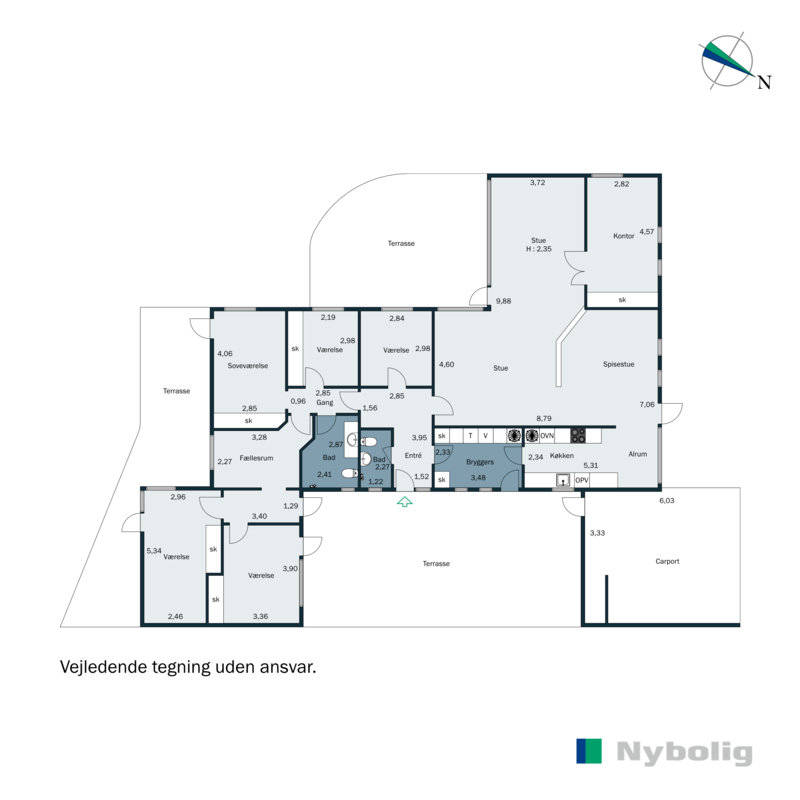 Plantegninger billede af Lindevang 4, 6200 Aabenraa