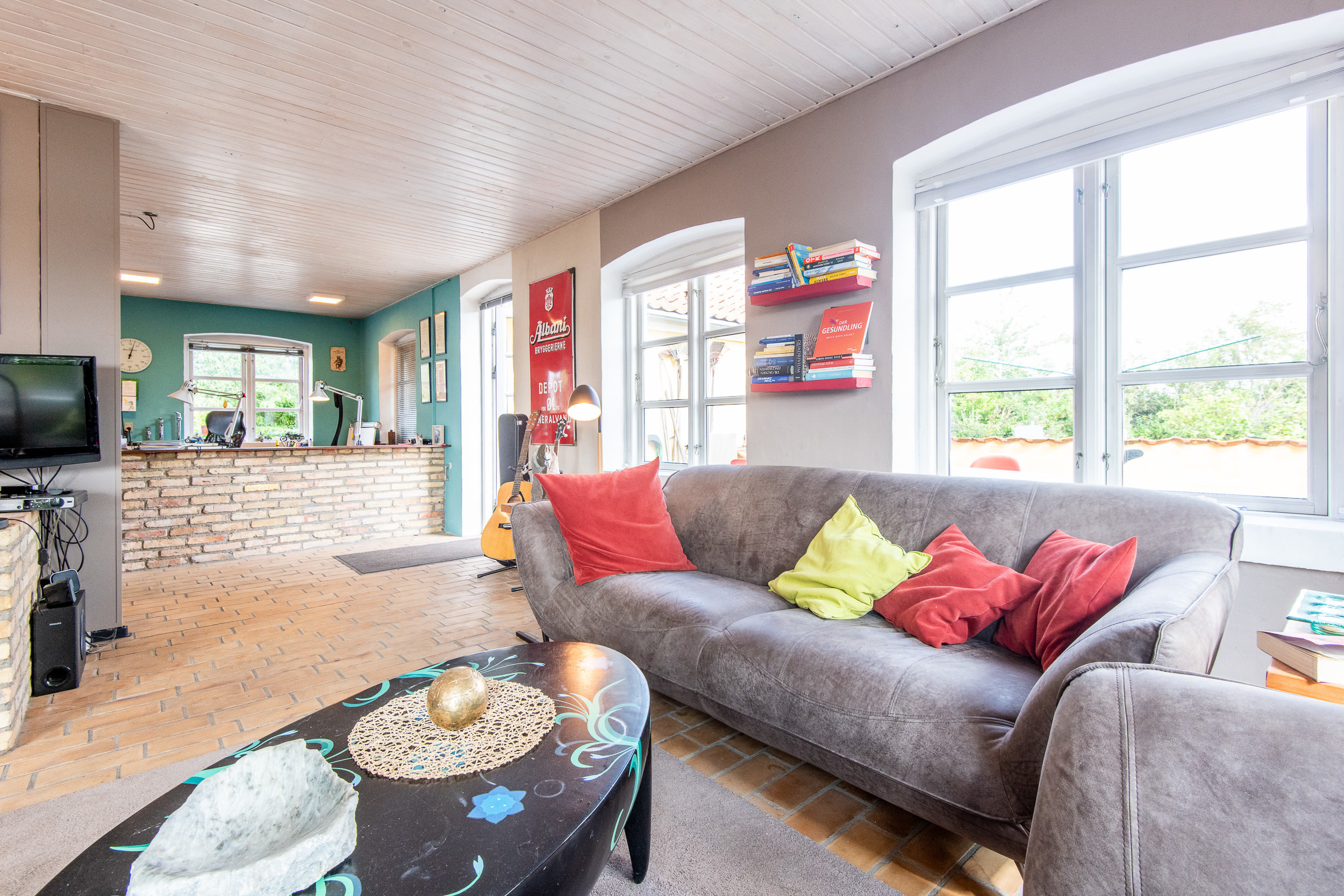 Fremhævet stue billede i fuldskærmstilstand. Billede af Fiskenæsvej 15, 6300 Gråsten