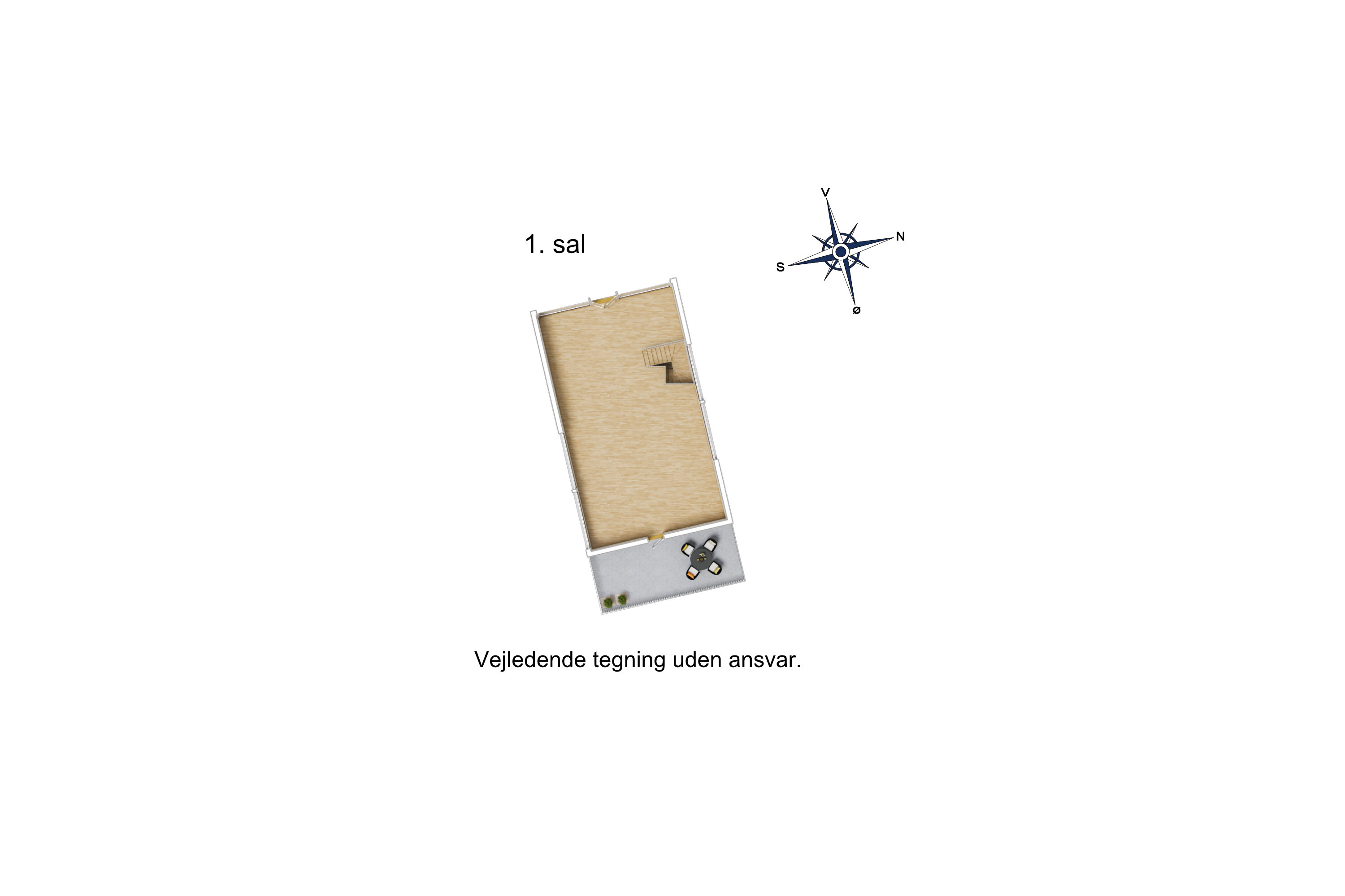 Plantegninger billede af Vornæs Skovvej 14, Tåsinge, 5700 Svendborg