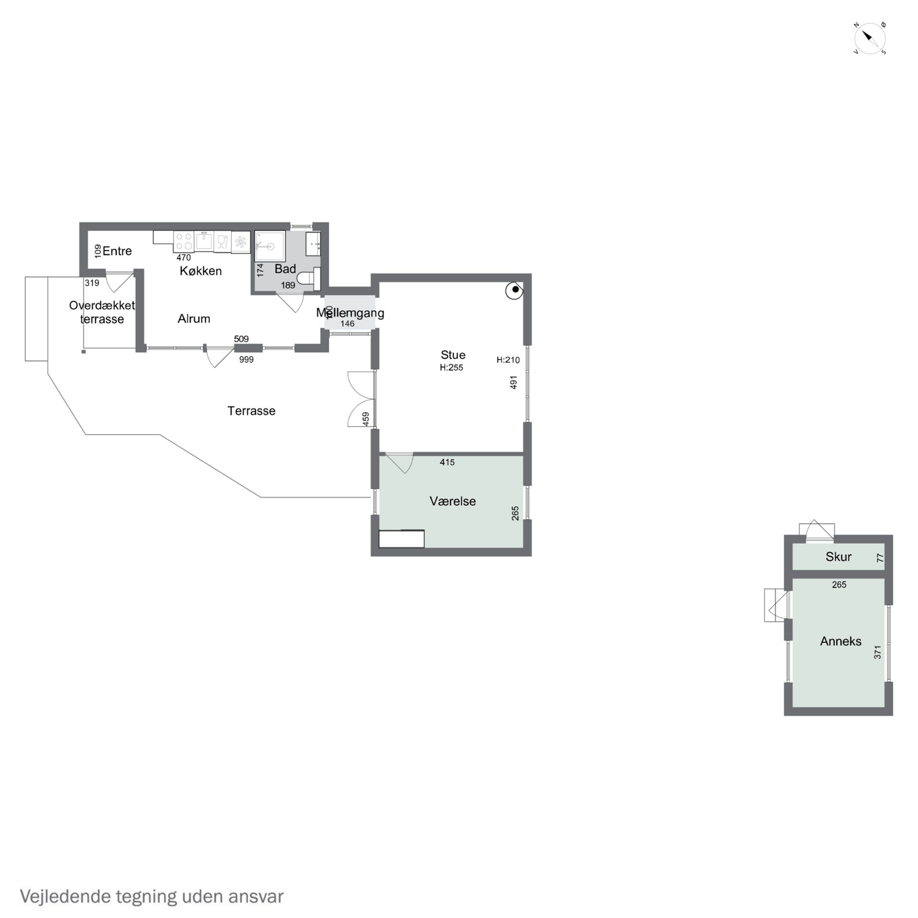 Plantegninger billede af Udmarken 13, 4400 Kalundborg