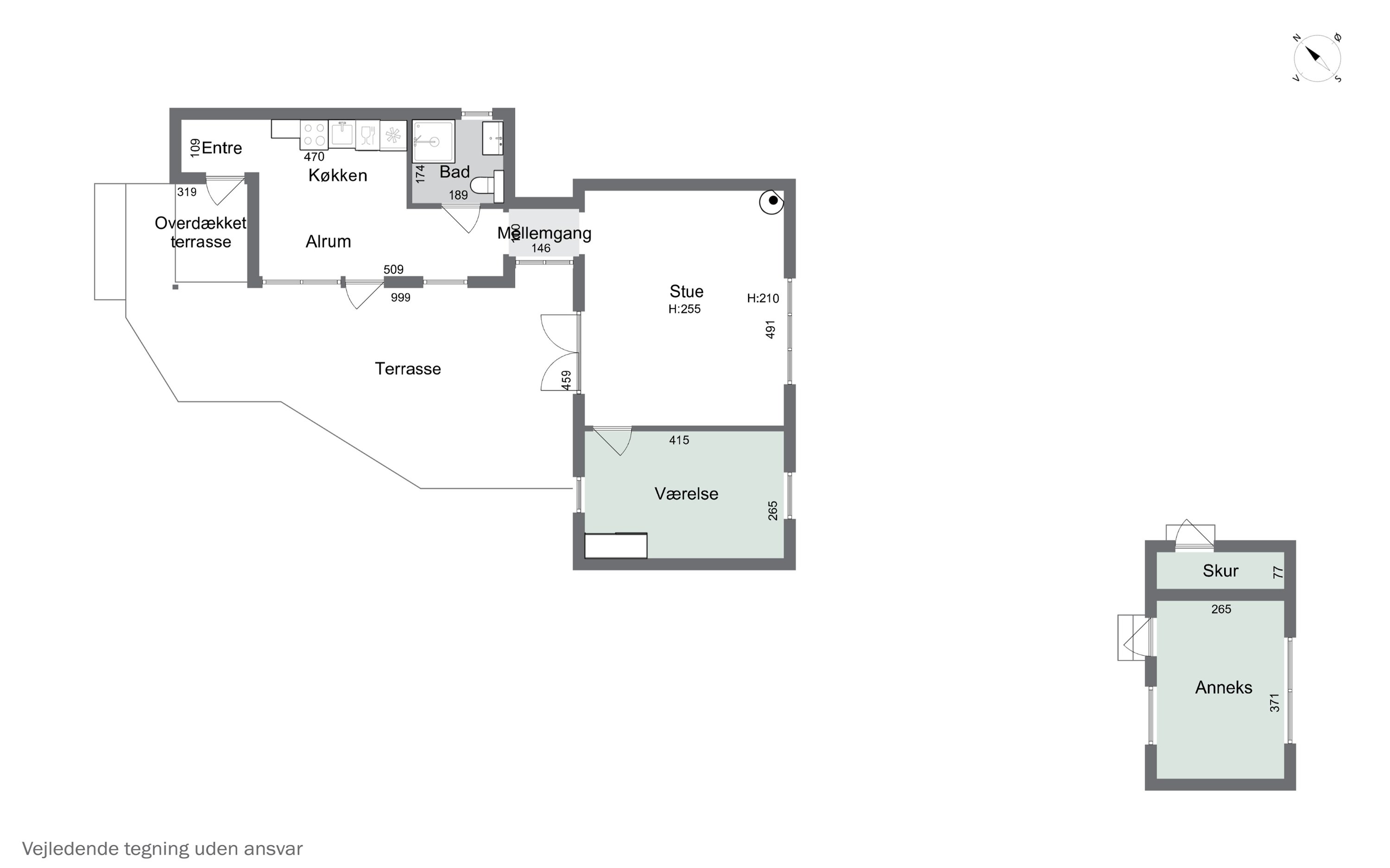Plantegninger billede af Udmarken 13, 4400 Kalundborg