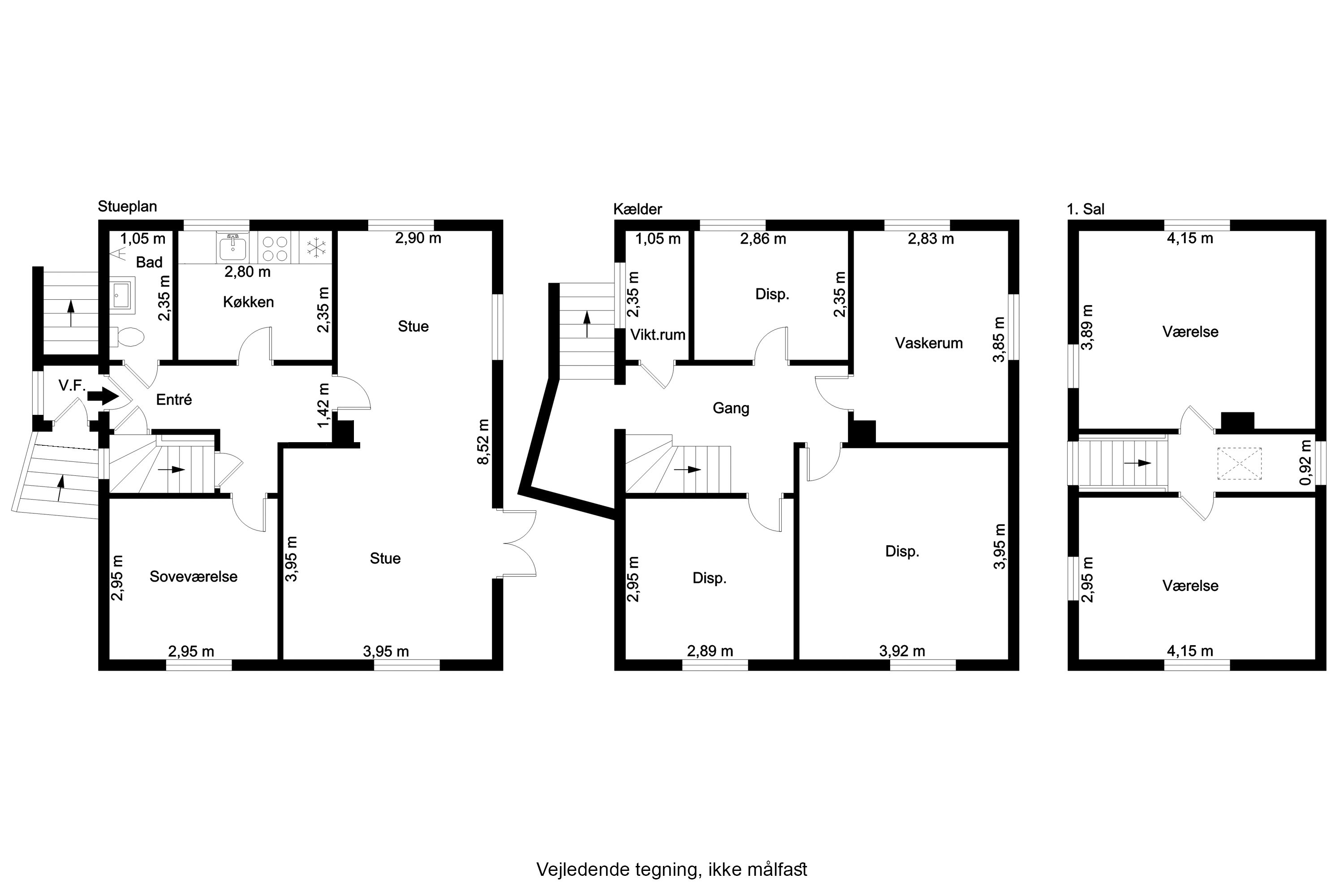Plantegninger billede af Hovmålvej 81, 2300 København S