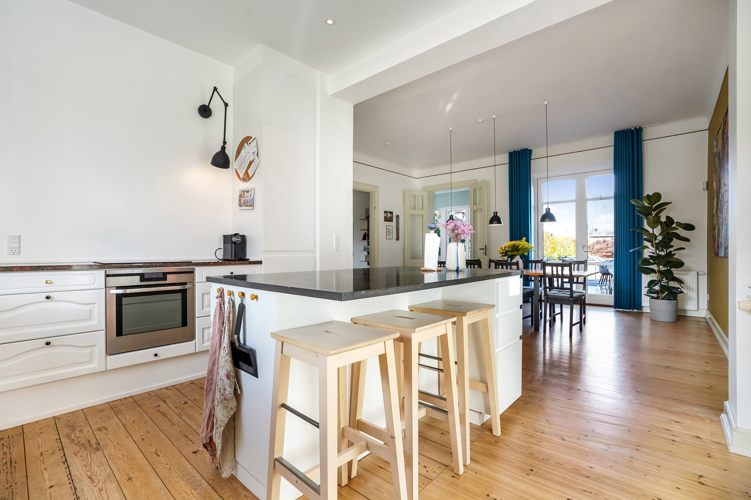 Fremhævet køkken billede i fuldskærmstilstand. Billede af Finsens Allé 1, 5230 Odense M