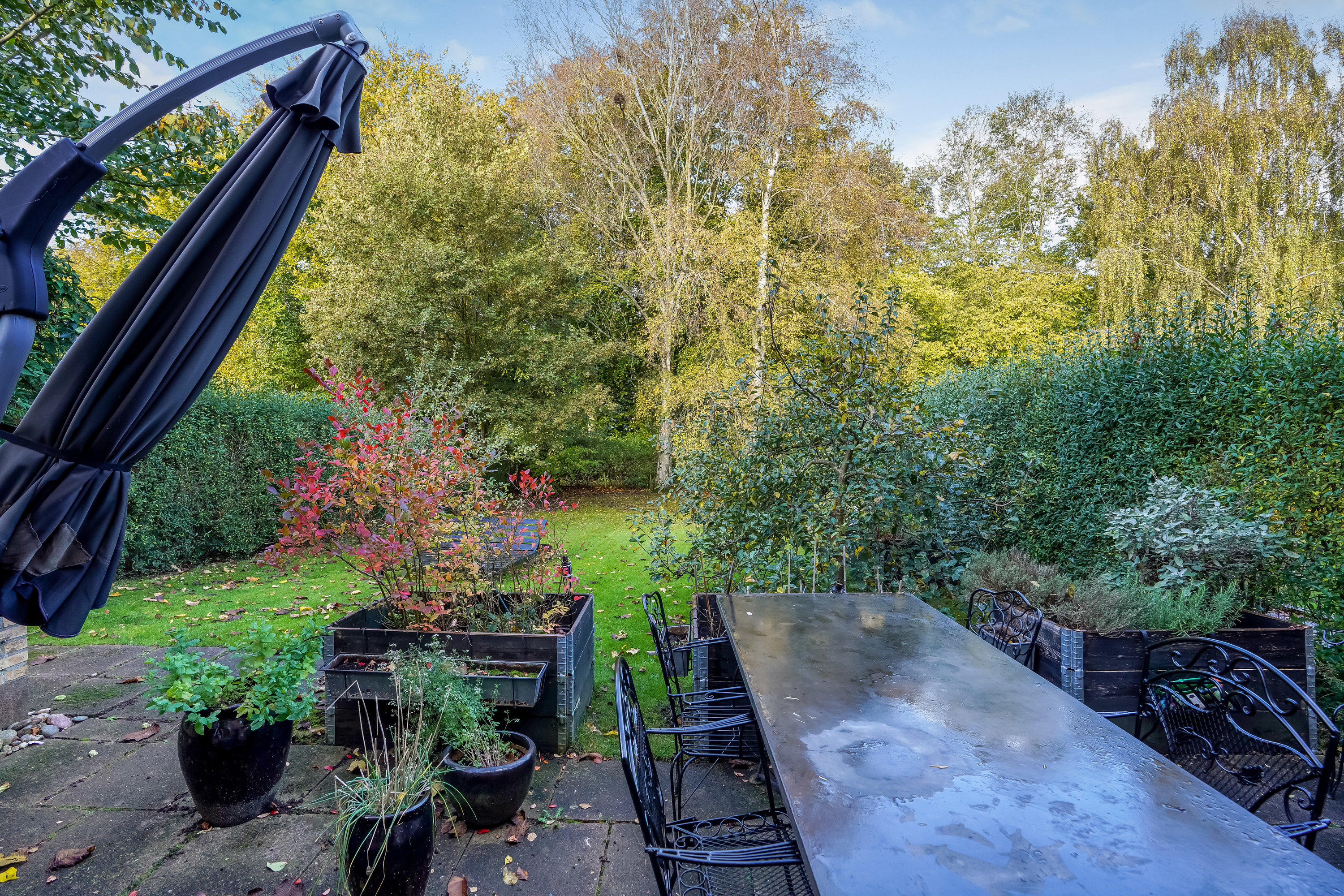 Fremhævet terrasse billede i fuldskærmstilstand. Billede af Eckersbergsvej 26, 5230 Odense M