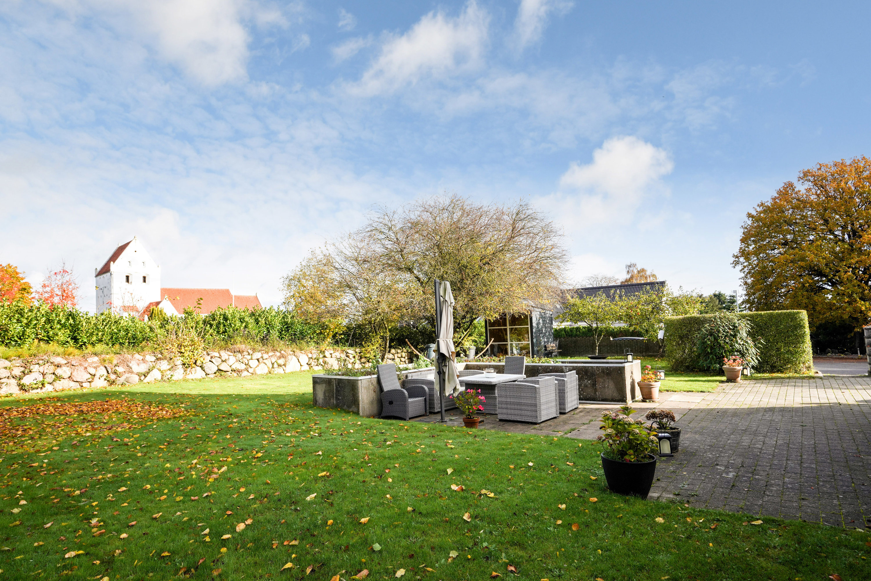 Fremhævet terrasse billede i fuldskærmstilstand. Billede af Ryttergade 4, Brylle, 5690 Tommerup