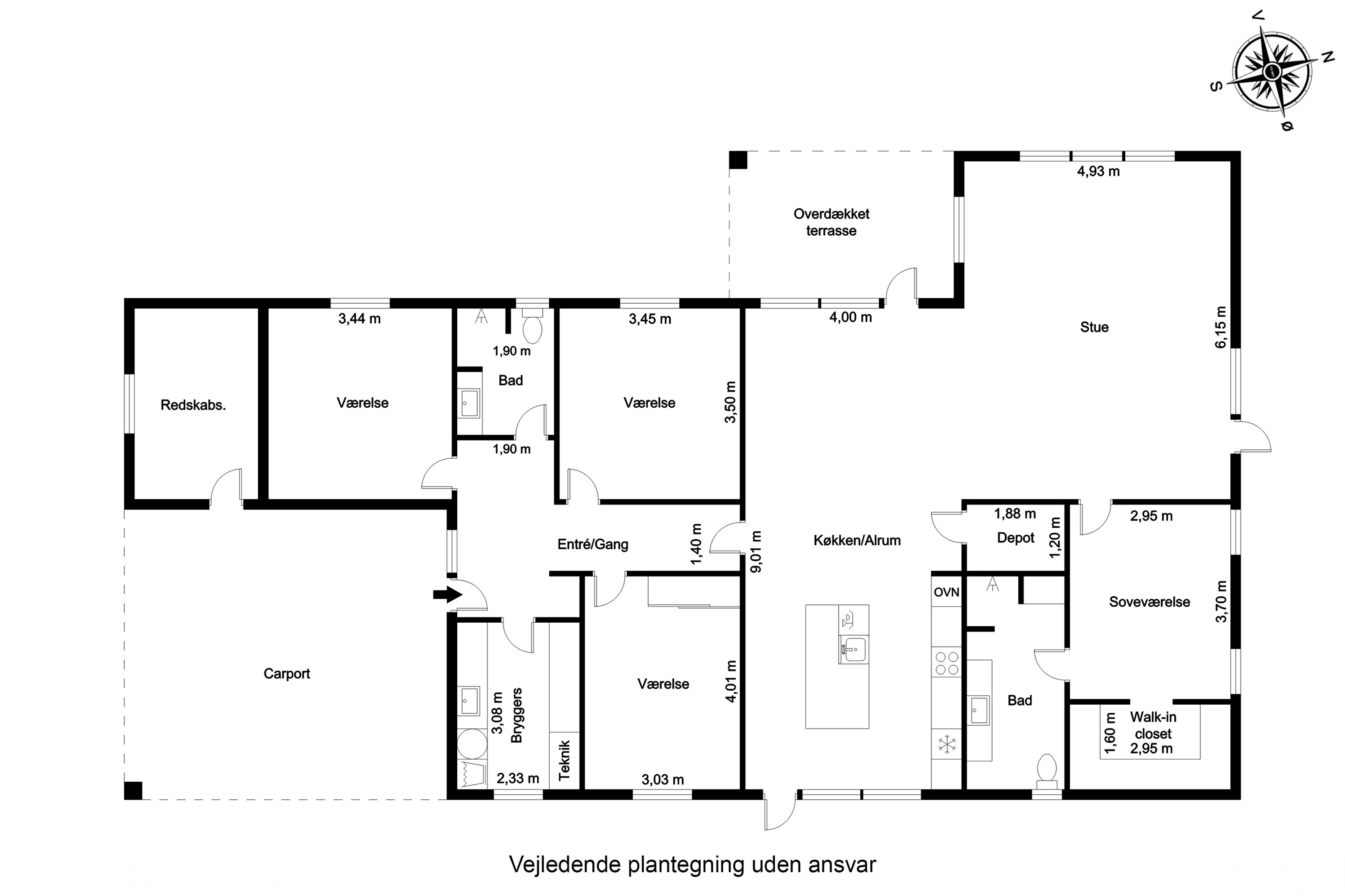 Plantegninger billede af Rømøvænget 173, 5500 Middelfart