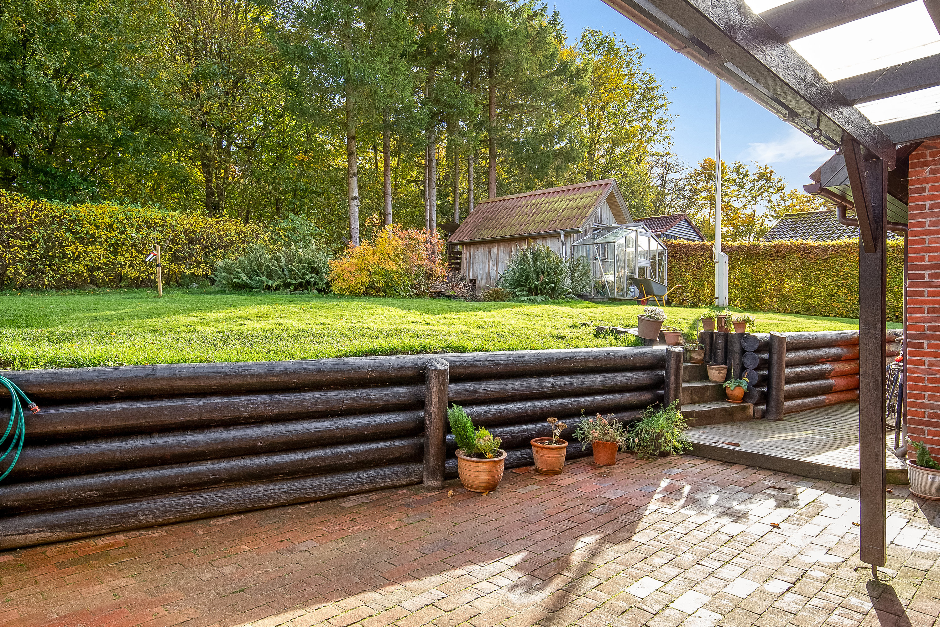 Fremhævet have billede i fuldskærmstilstand. Billede af Æblehaven 96, 6040 Egtved