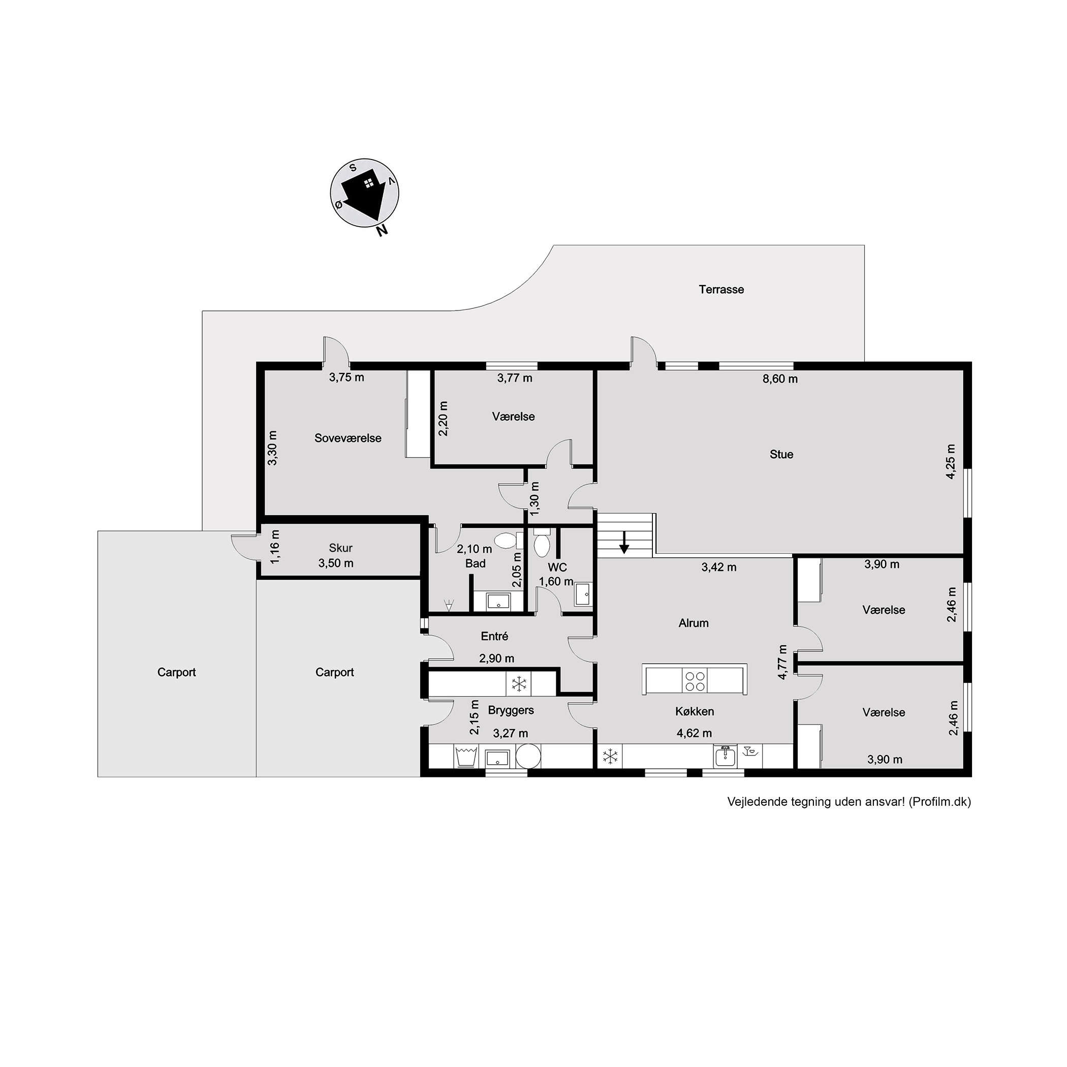 Plantegninger billede af Brennerpasset 77, Harte, 6000 Kolding