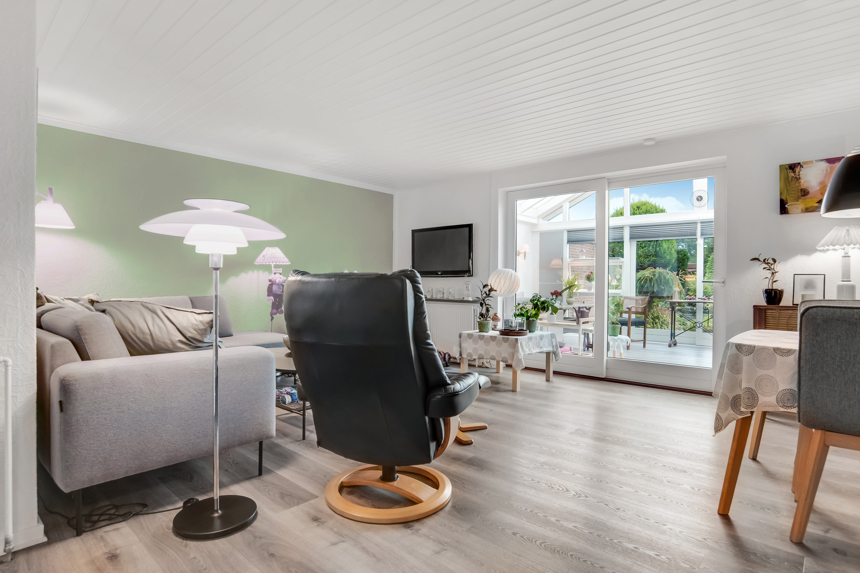 Fremhævet stue billede i fuldskærmstilstand. Billede af Emil Reesens Vej 41, 7500 Holstebro