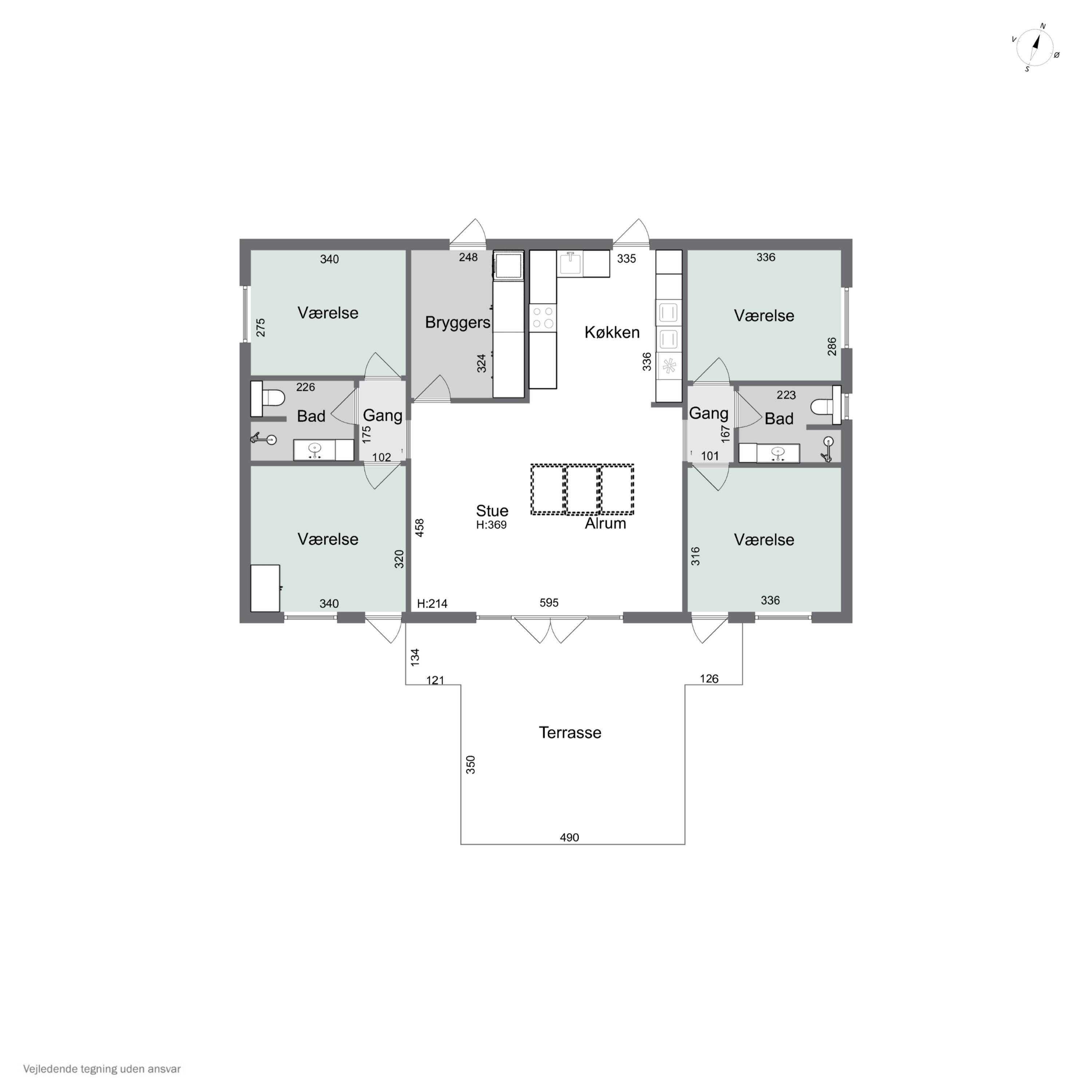 Plantegninger billede af Hf. Elmebo 19, 2300 København S