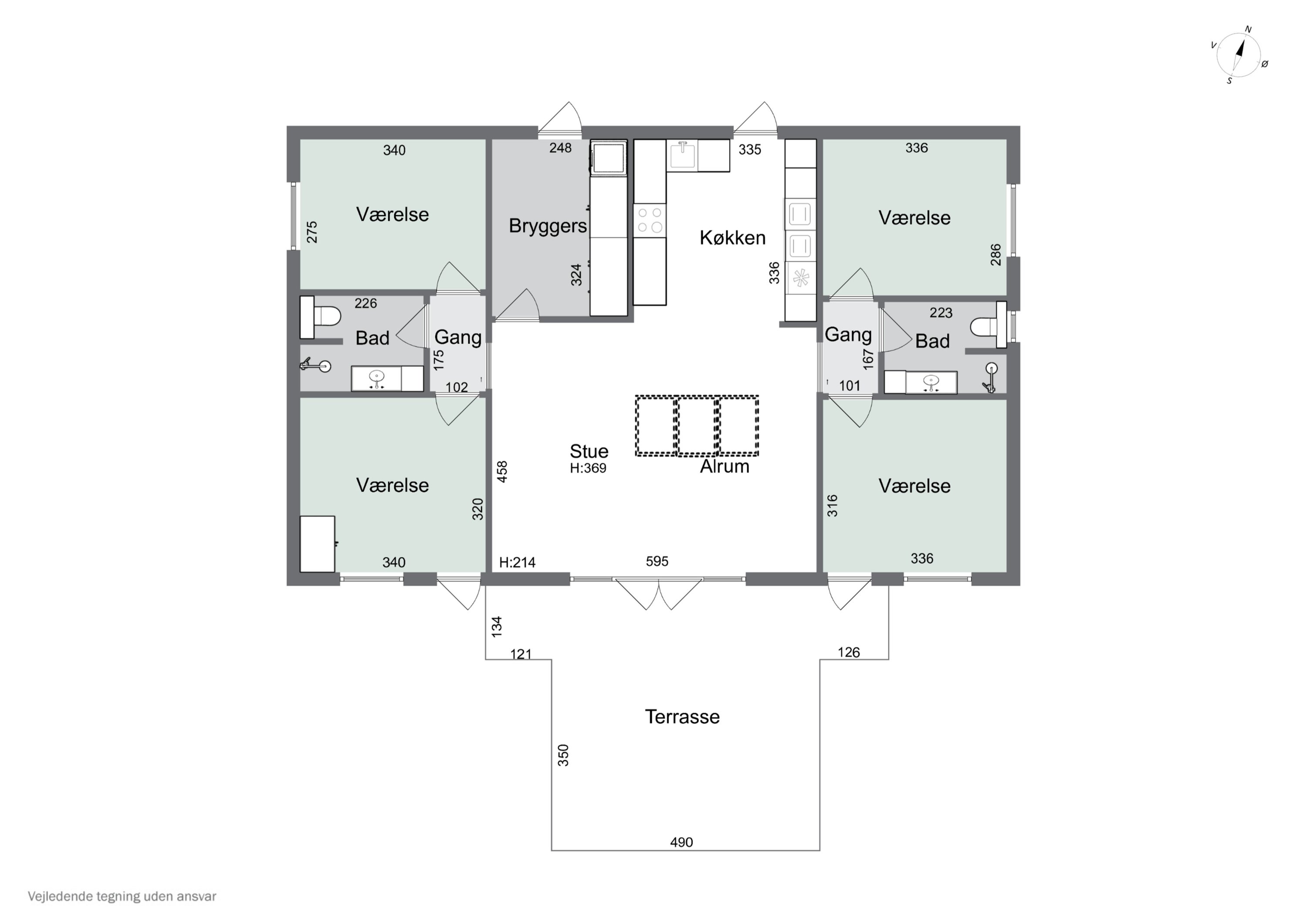 Plantegninger billede af Hf. Elmebo 19, 2300 København S