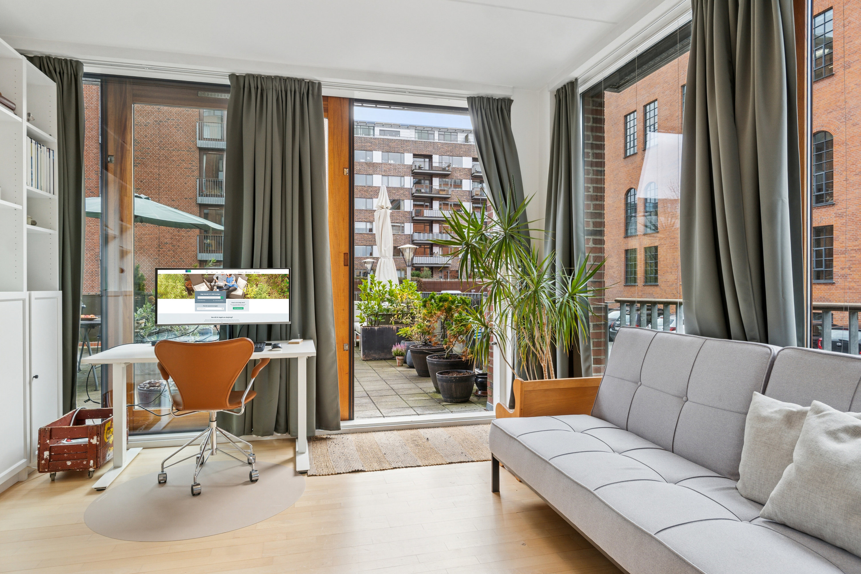 Fremhævet stue billede i fuldskærmstilstand. Billede af Islands Brygge 63C, st.. th., 2300 København S