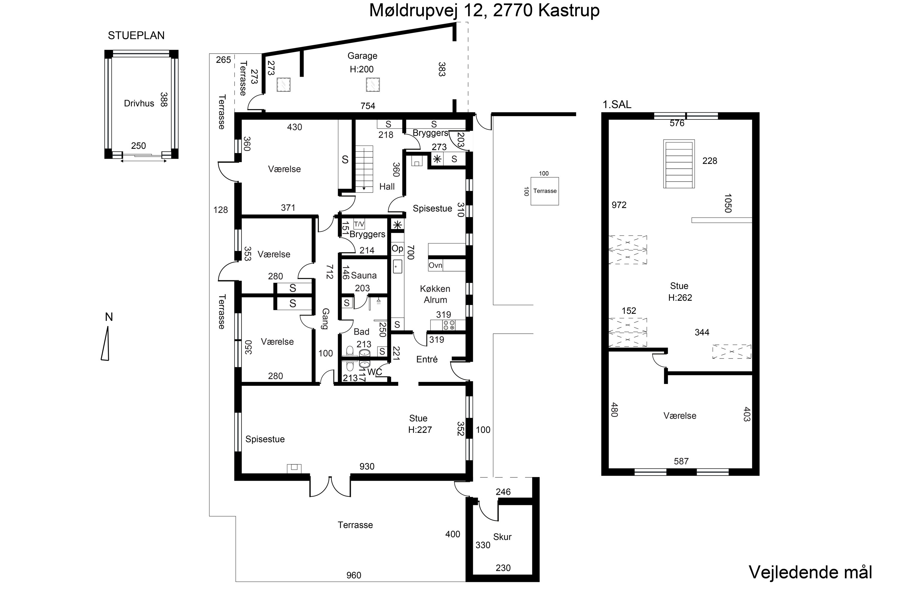 Plantegninger billede af Møldrupvej 12, 2770 Kastrup