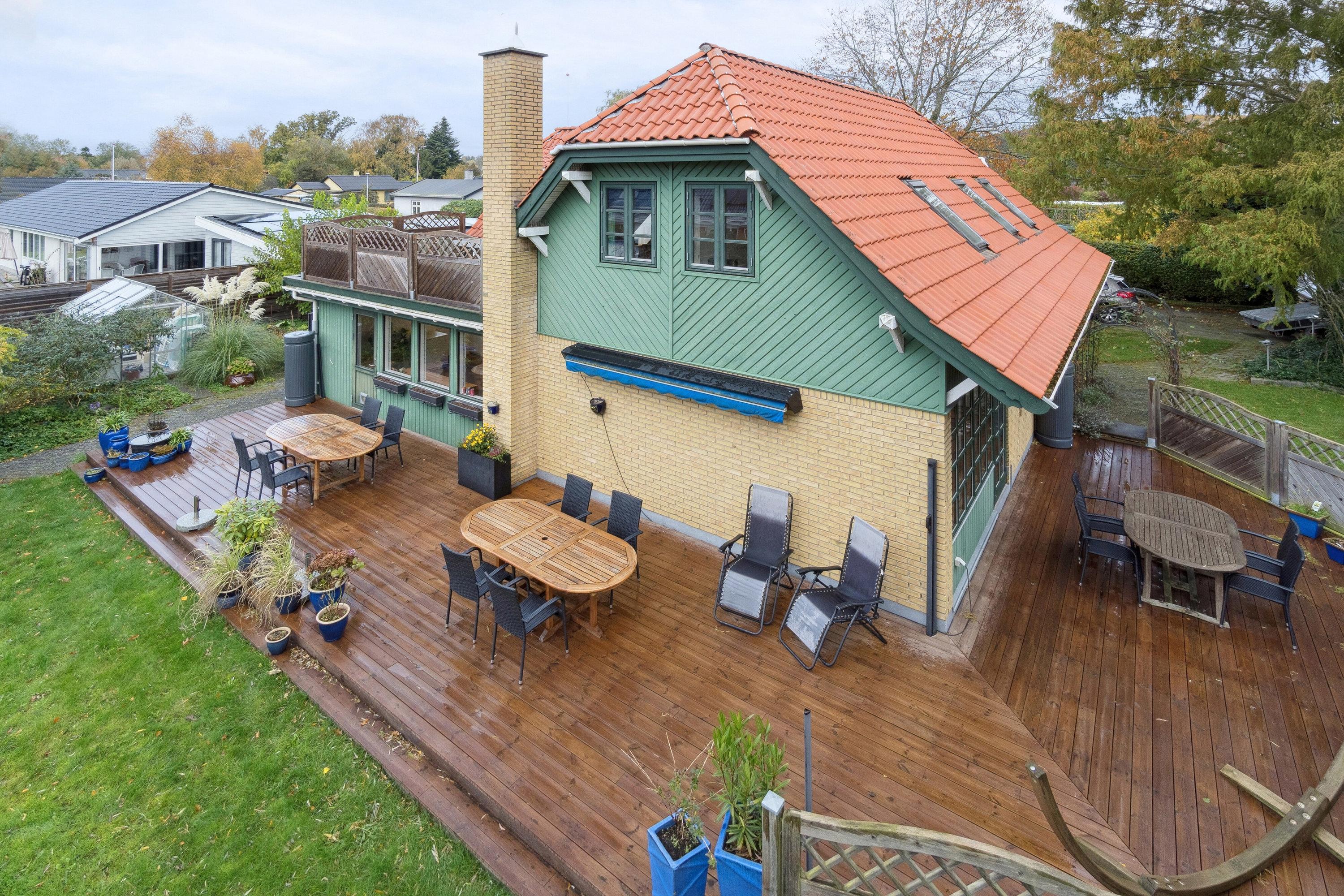 Fremhævet terrasse billede i fuldskærmstilstand. Billede af Melby Enghavevej 7, Enghaven, 3300 Frederiksværk