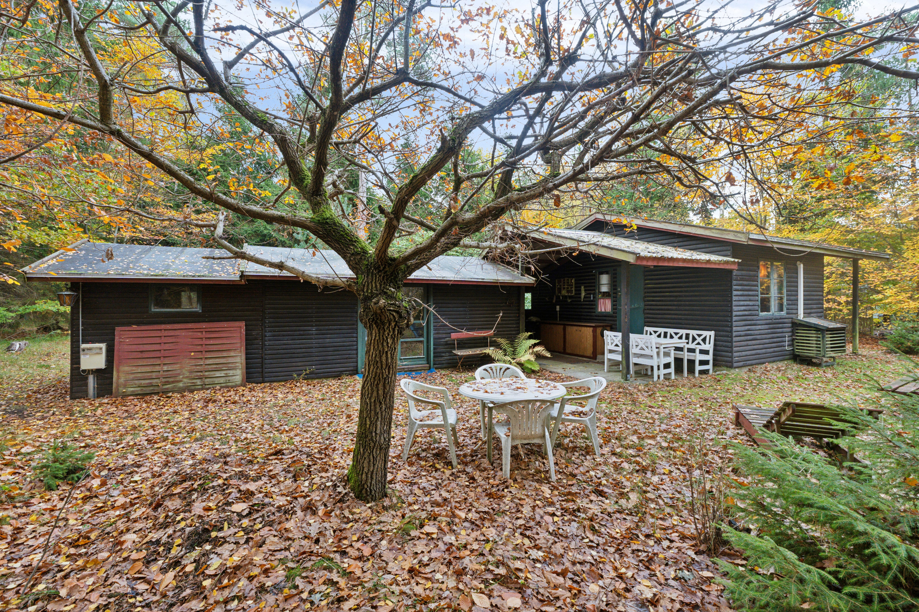 Fremhævet set fra haven billede i fuldskærmstilstand. Billede af Spættevej 2, Sandet, 3300 Frederiksværk