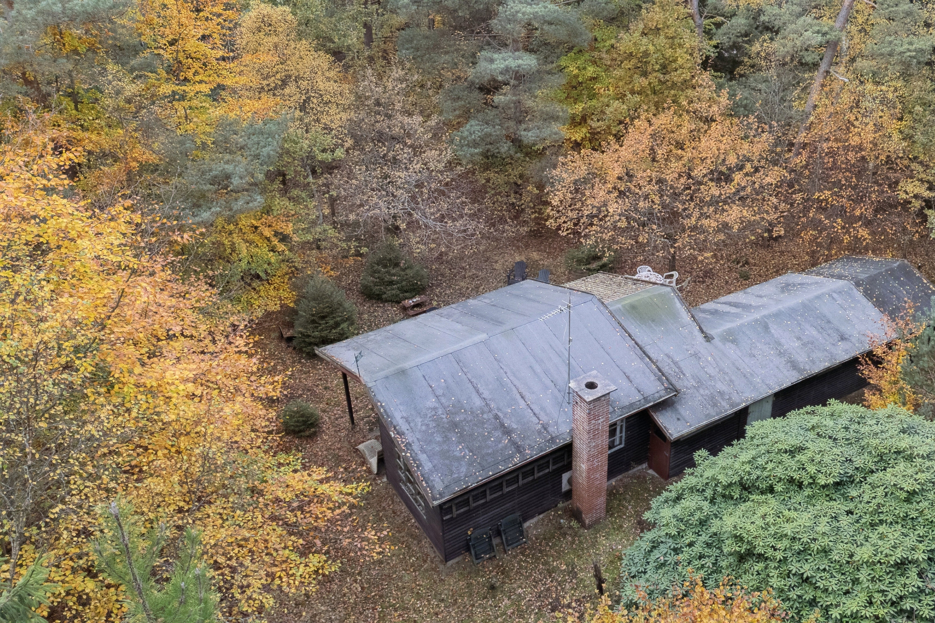 Fremhævet luftfoto billede i fuldskærmstilstand. Billede af Spættevej 2, Sandet, 3300 Frederiksværk