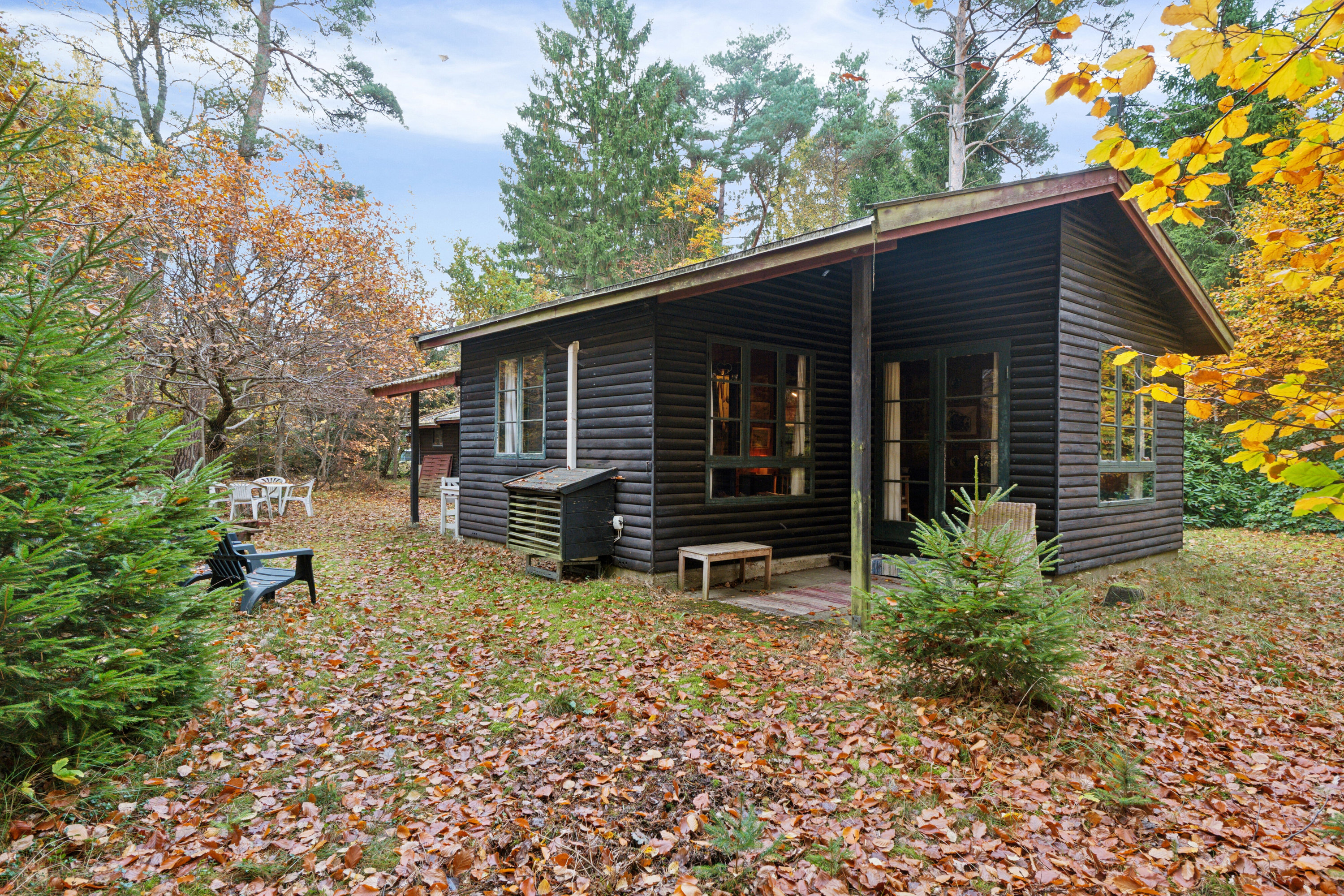 Fremhævet set fra haven billede i fuldskærmstilstand. Billede af Spættevej 2, Sandet, 3300 Frederiksværk