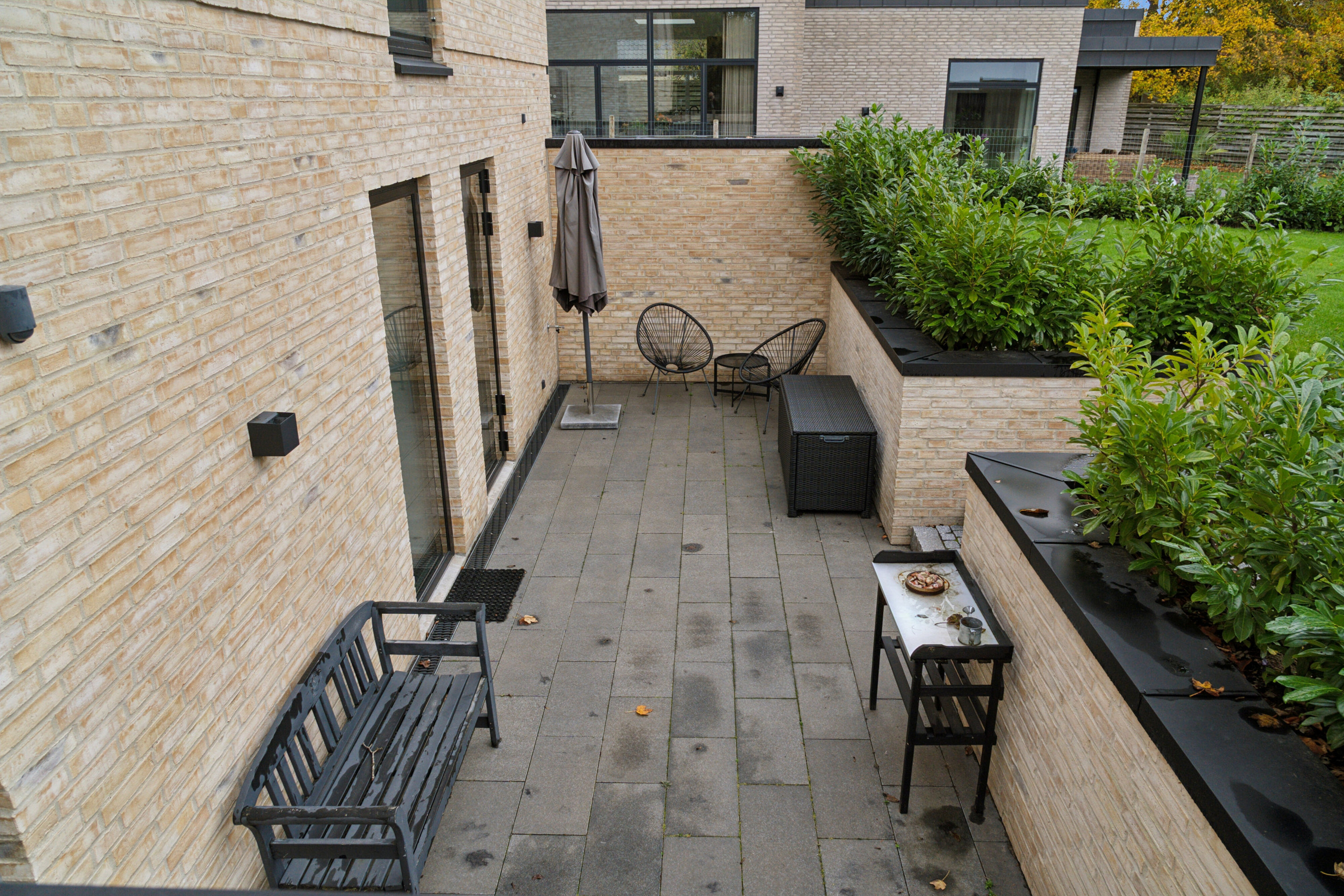 Fremhævet terrasse billede i fuldskærmstilstand. Billede af Jyllands Allé 111B, 8270 Højbjerg