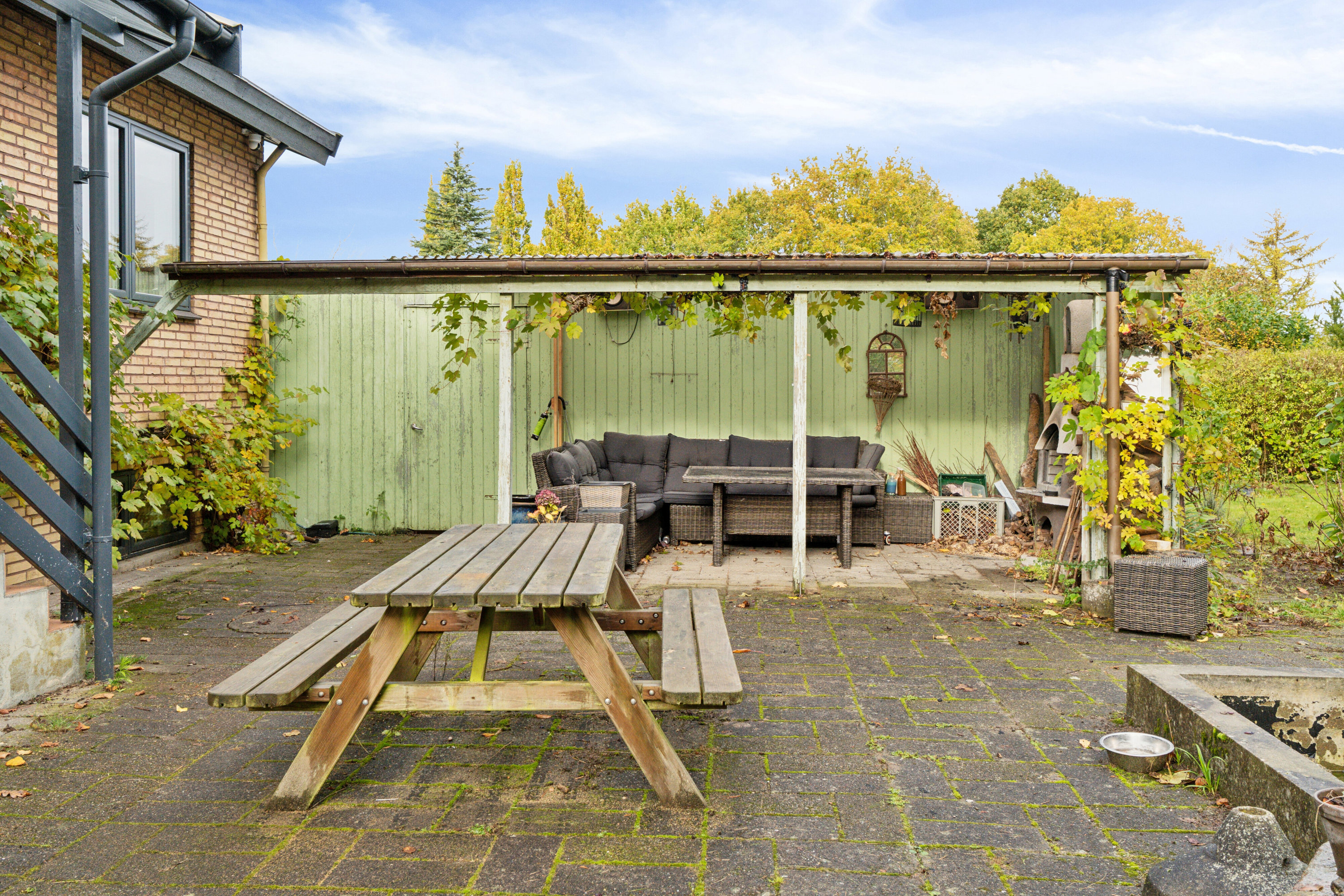 Fremhævet terrasse billede i fuldskærmstilstand. Billede af Korup Tværvej 1A, Korup, 5210 Odense NV