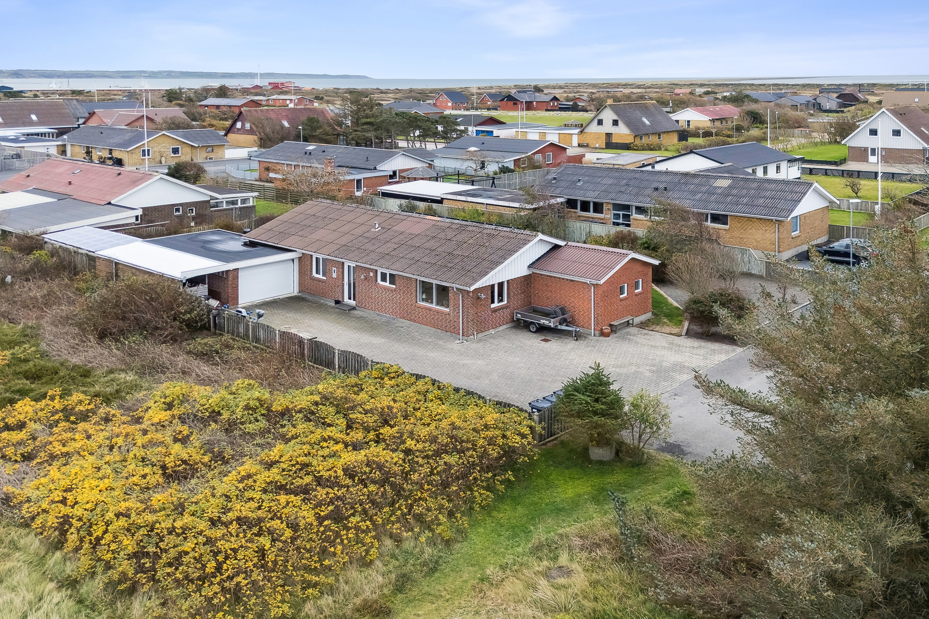 Fremhævet set fra haven billede i fuldskærmstilstand. Billede af Tyttebærvej 4, Agger, 7770 Vestervig