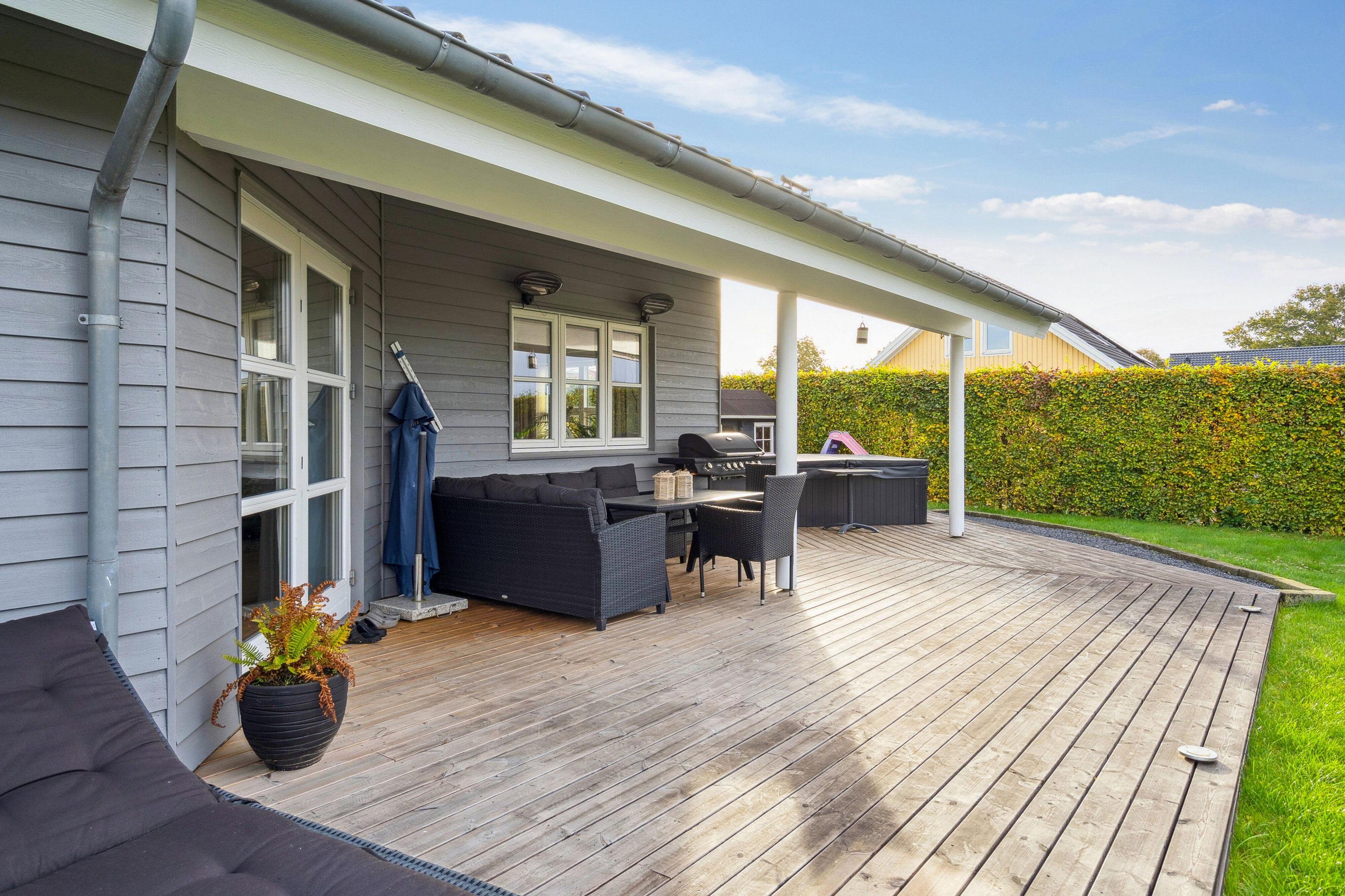 Miniaturebillede 1: terrasse. Billede af Brinken 149, Mogenstrup, 4700 Næstved