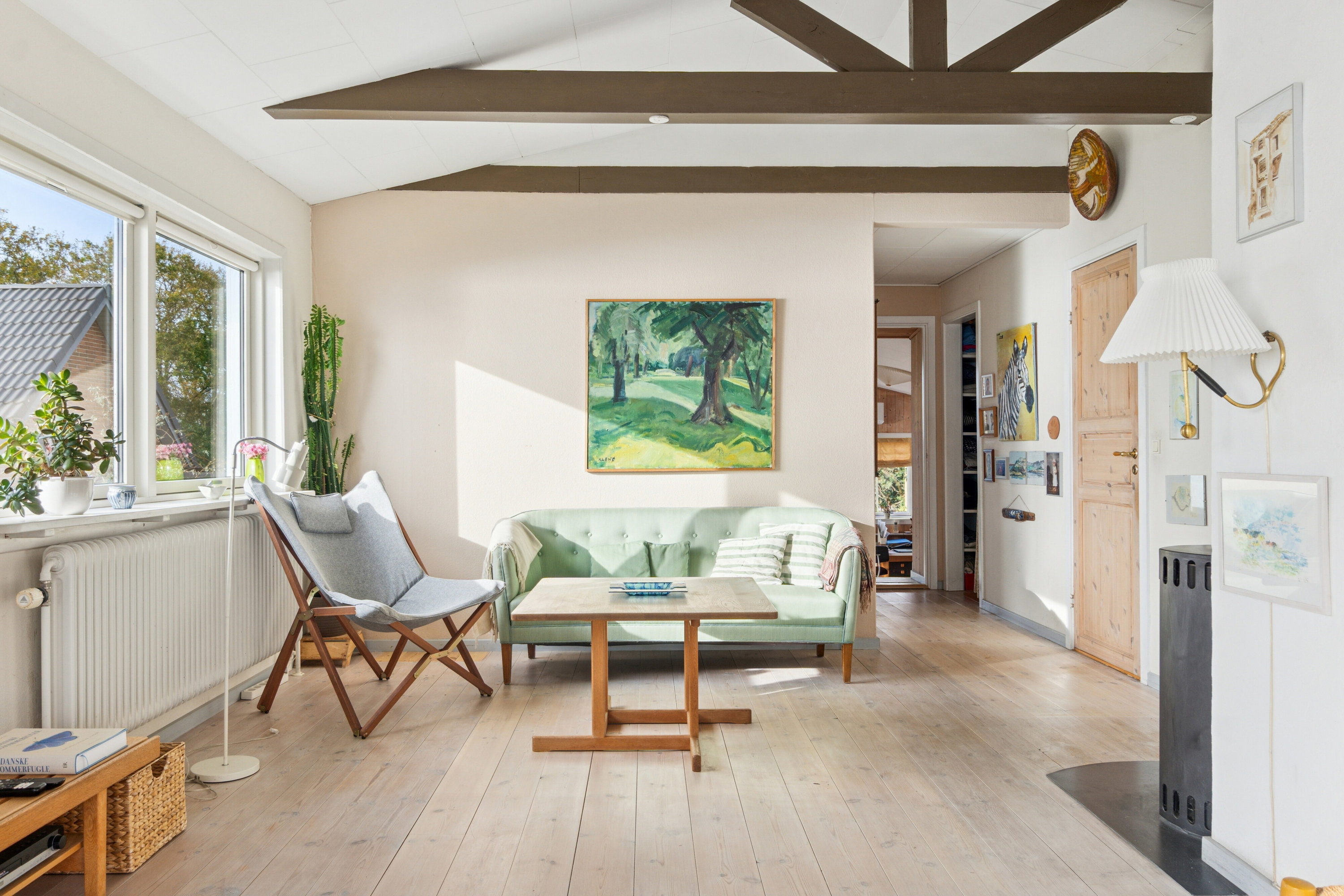 Fremhævet stue billede i fuldskærmstilstand. Billede af Gl. Feggesundvej 140, Amtoft, 7742 Vesløs