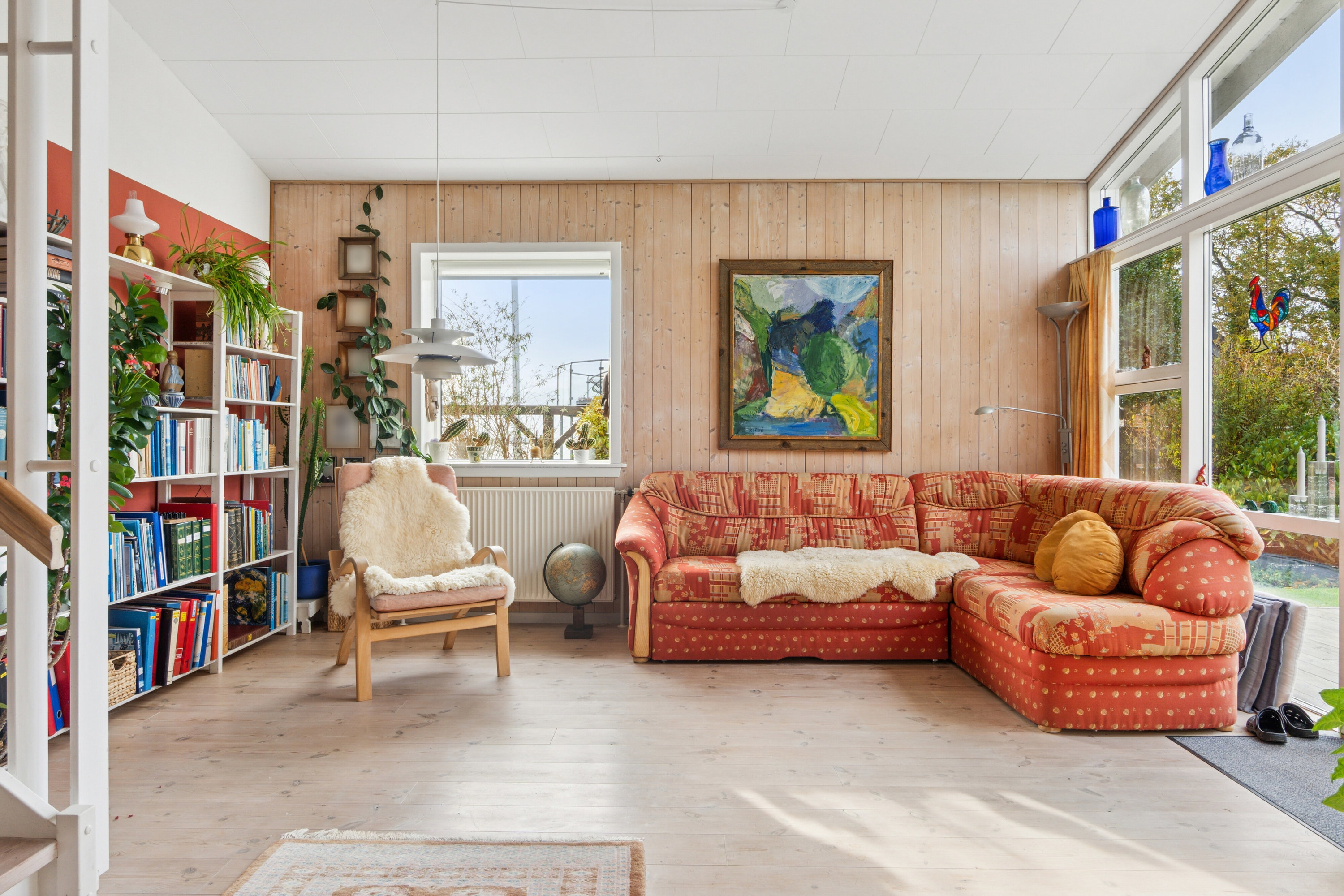 Fremhævet stue billede i fuldskærmstilstand. Billede af Gl. Feggesundvej 140, Amtoft, 7742 Vesløs